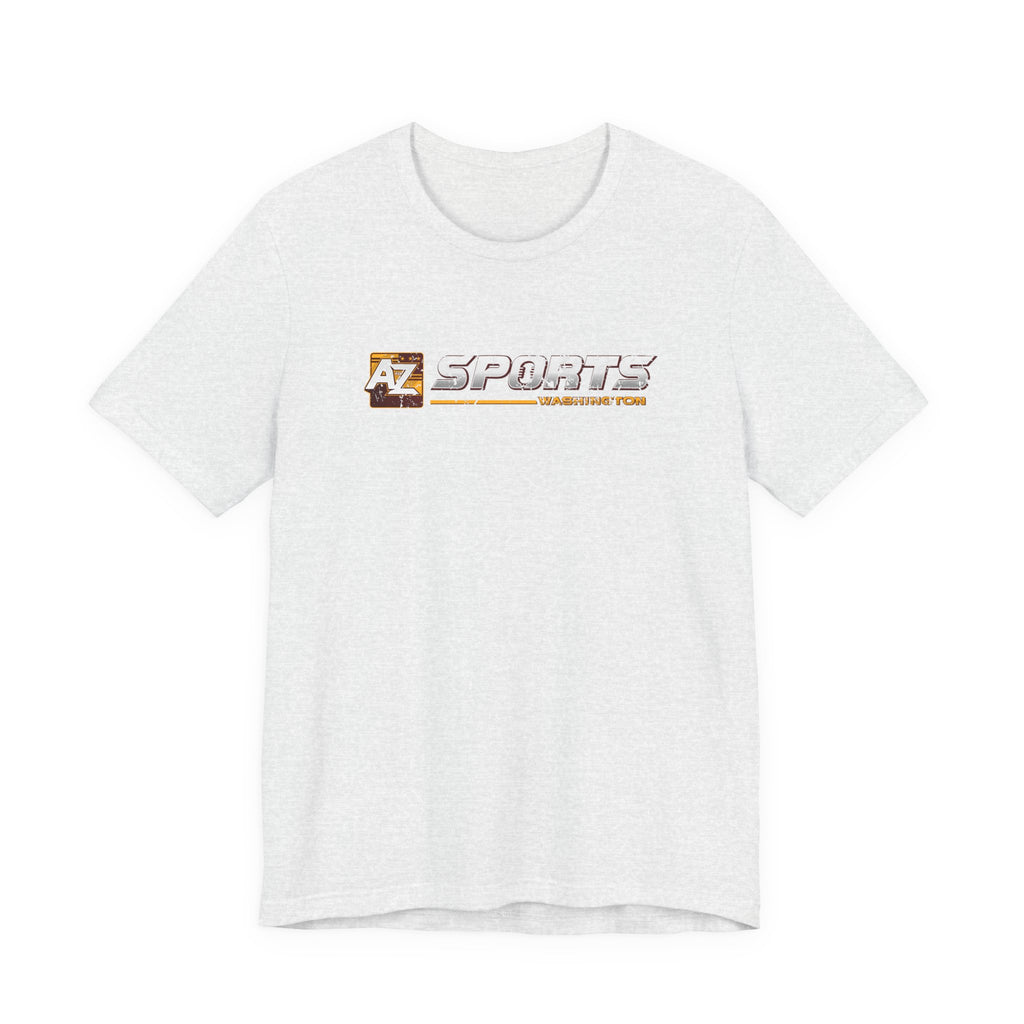 A to Z Sports Commanders Horizontal Distressed T-Shirt
