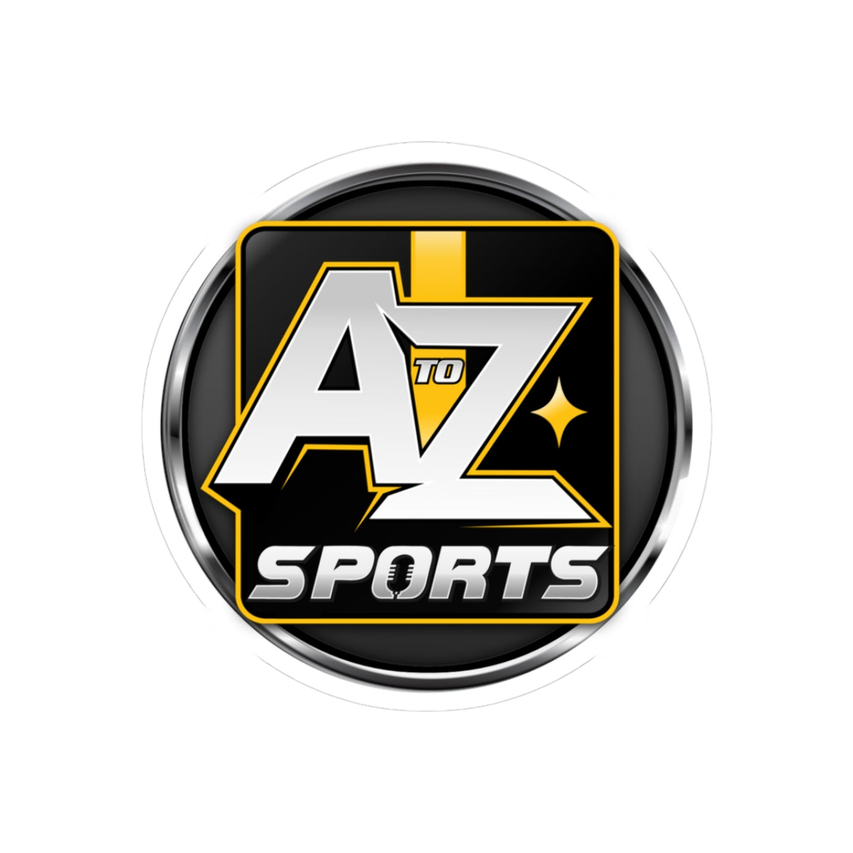A to Z Sports Steelers Sticker