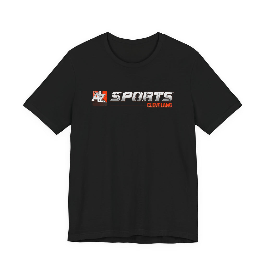 A to Z Sports Browns Distressed Horizontal T-Shirt