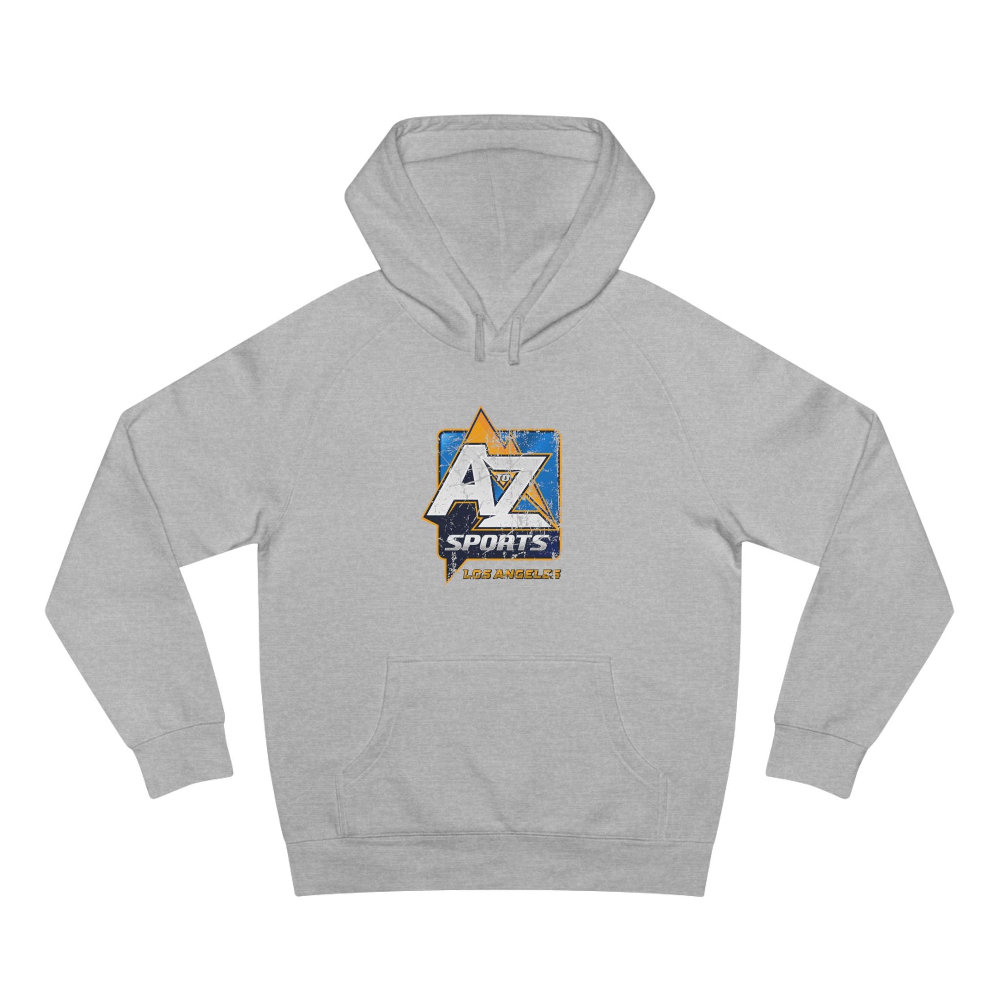 A to Z Sports Chargers Distressed Hoodie