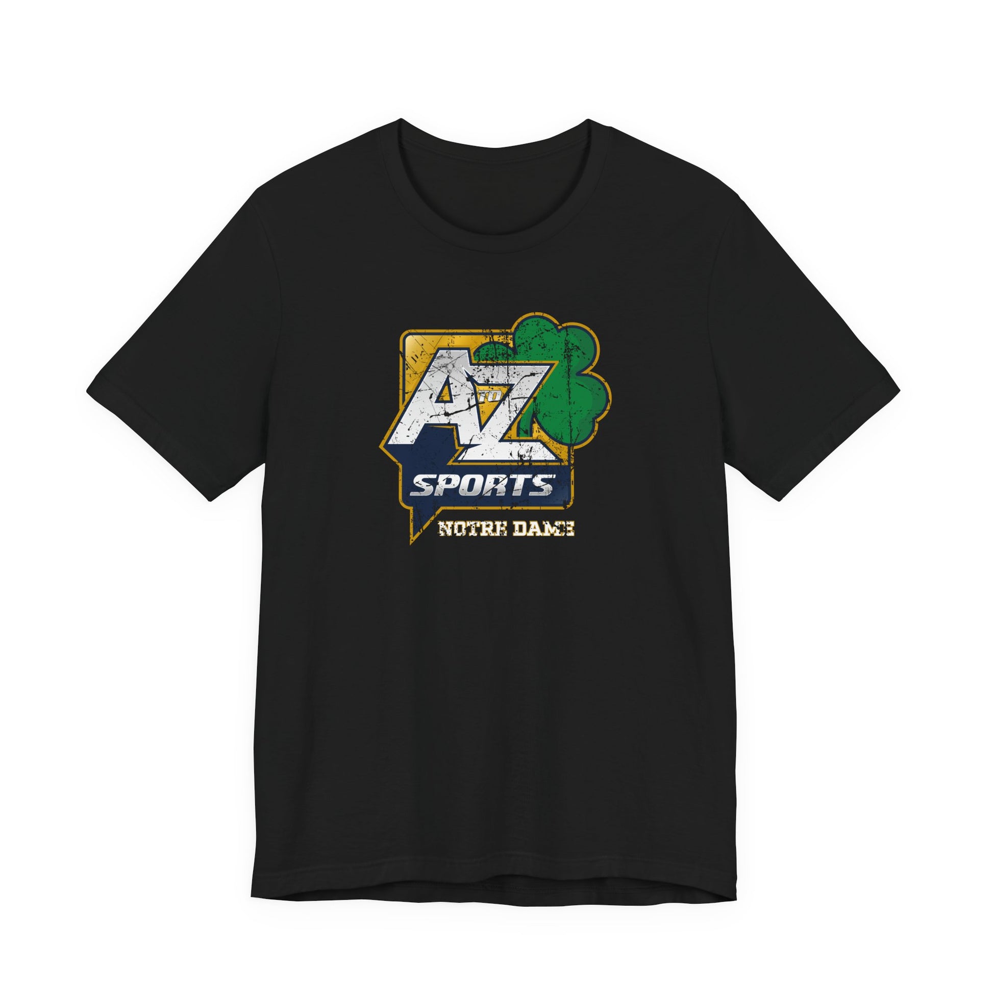 A to Z Sports Notre Dame Distressed T-Shirt
