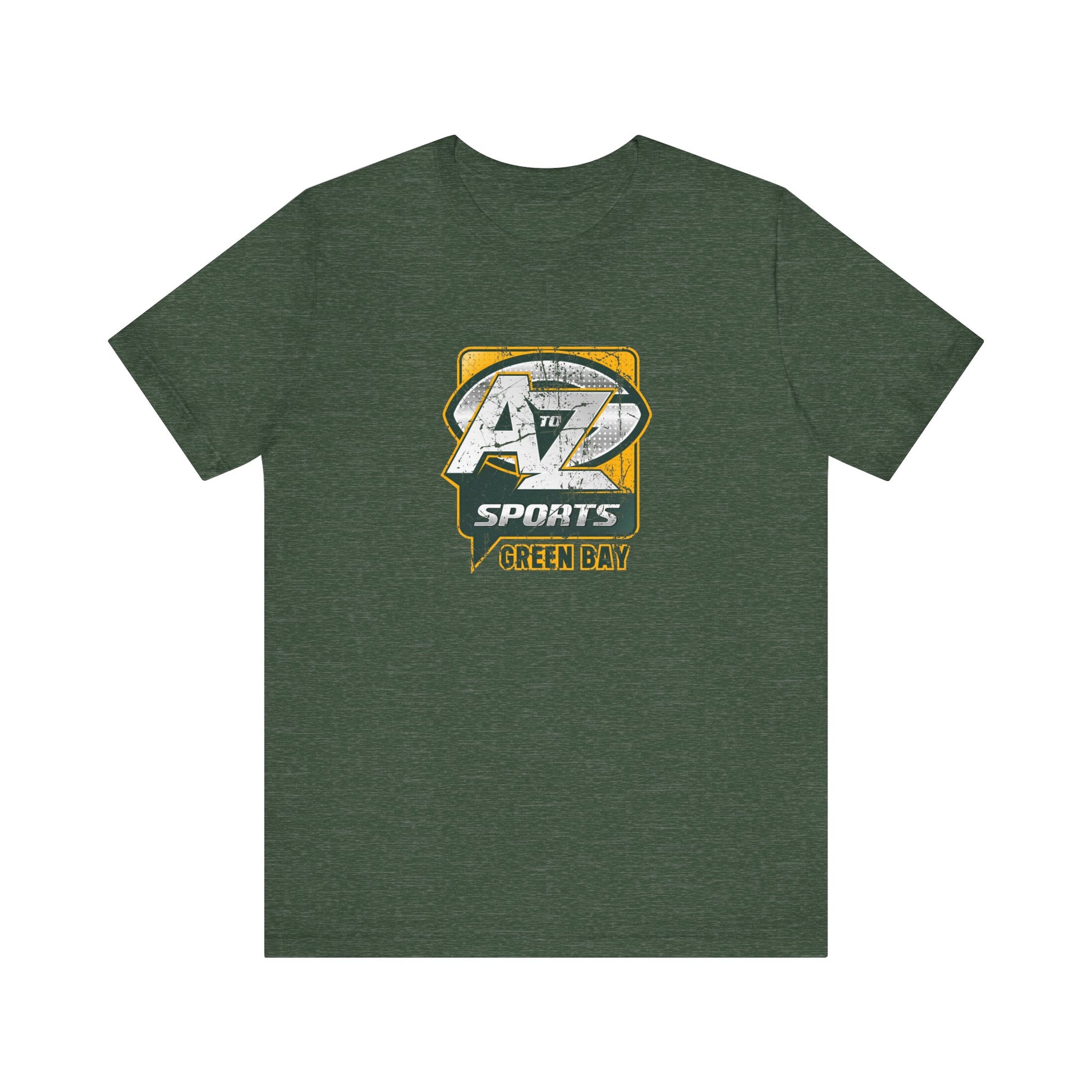 A to Z Sports Packers Distressed T-Shirt