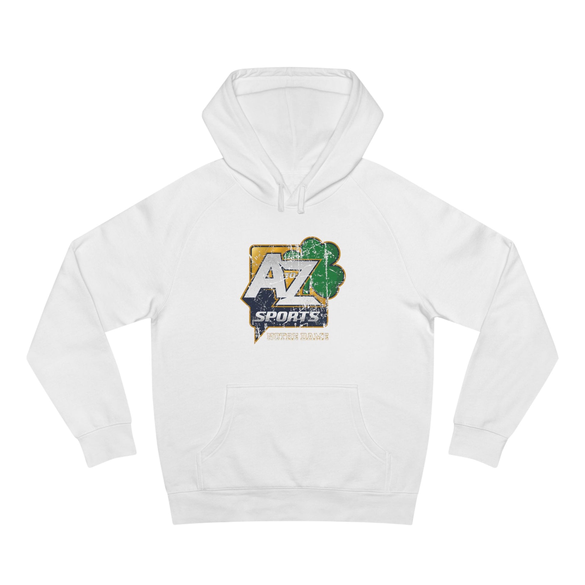 A to Z Sports Notre Dame Distressed Hoodie