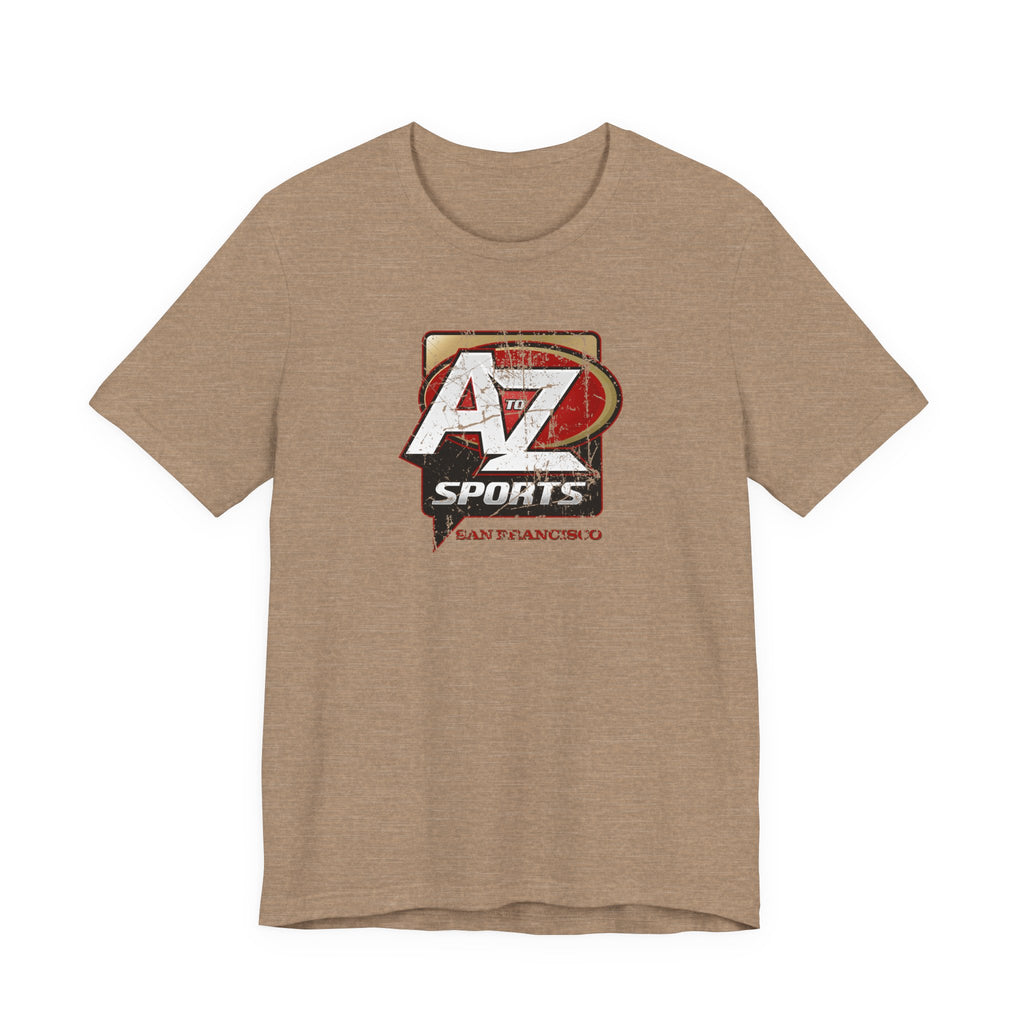 A to Z Sports 49ers Distressed T-Shirt