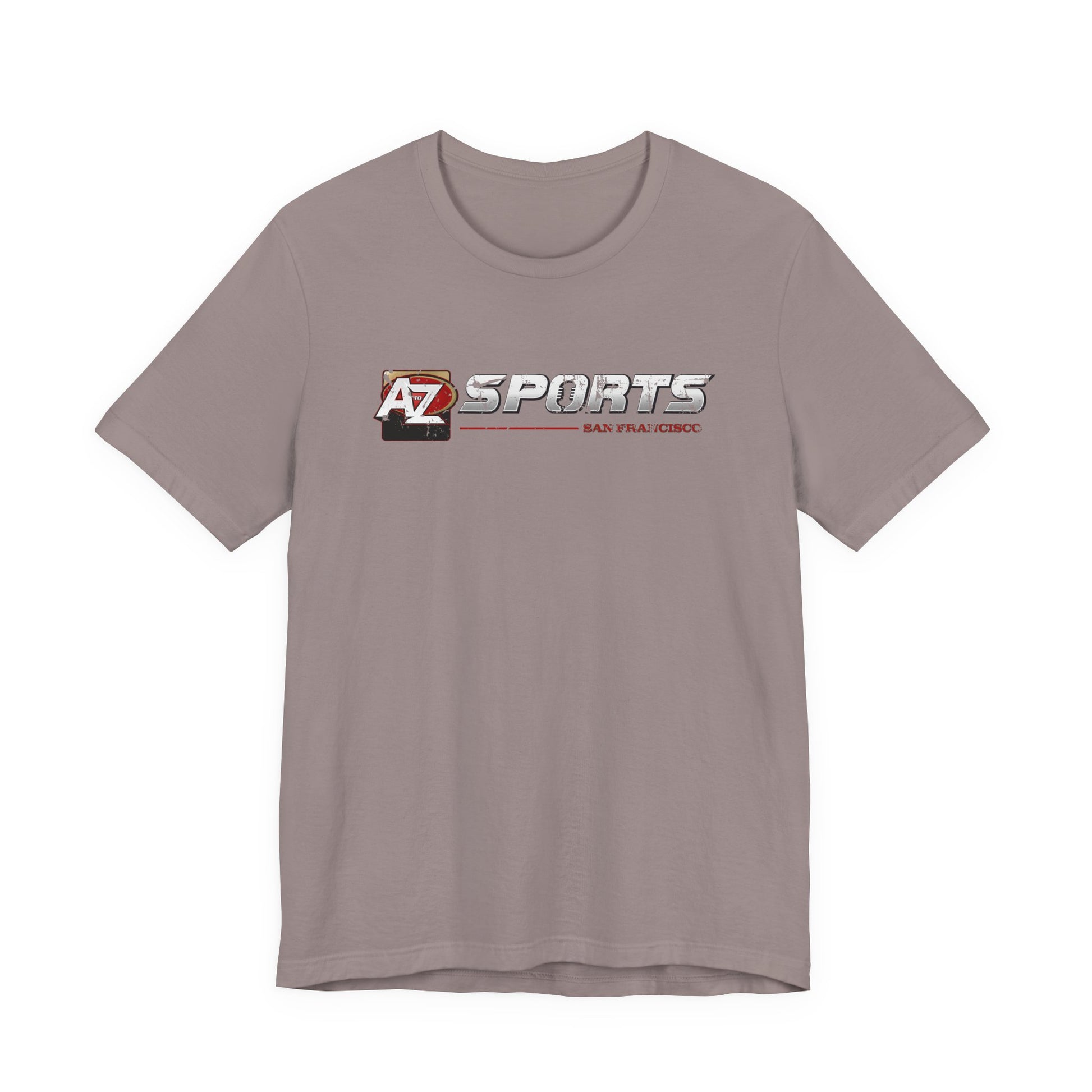 A to Z Sports 49ers Distressed Horizontal T-Shirt