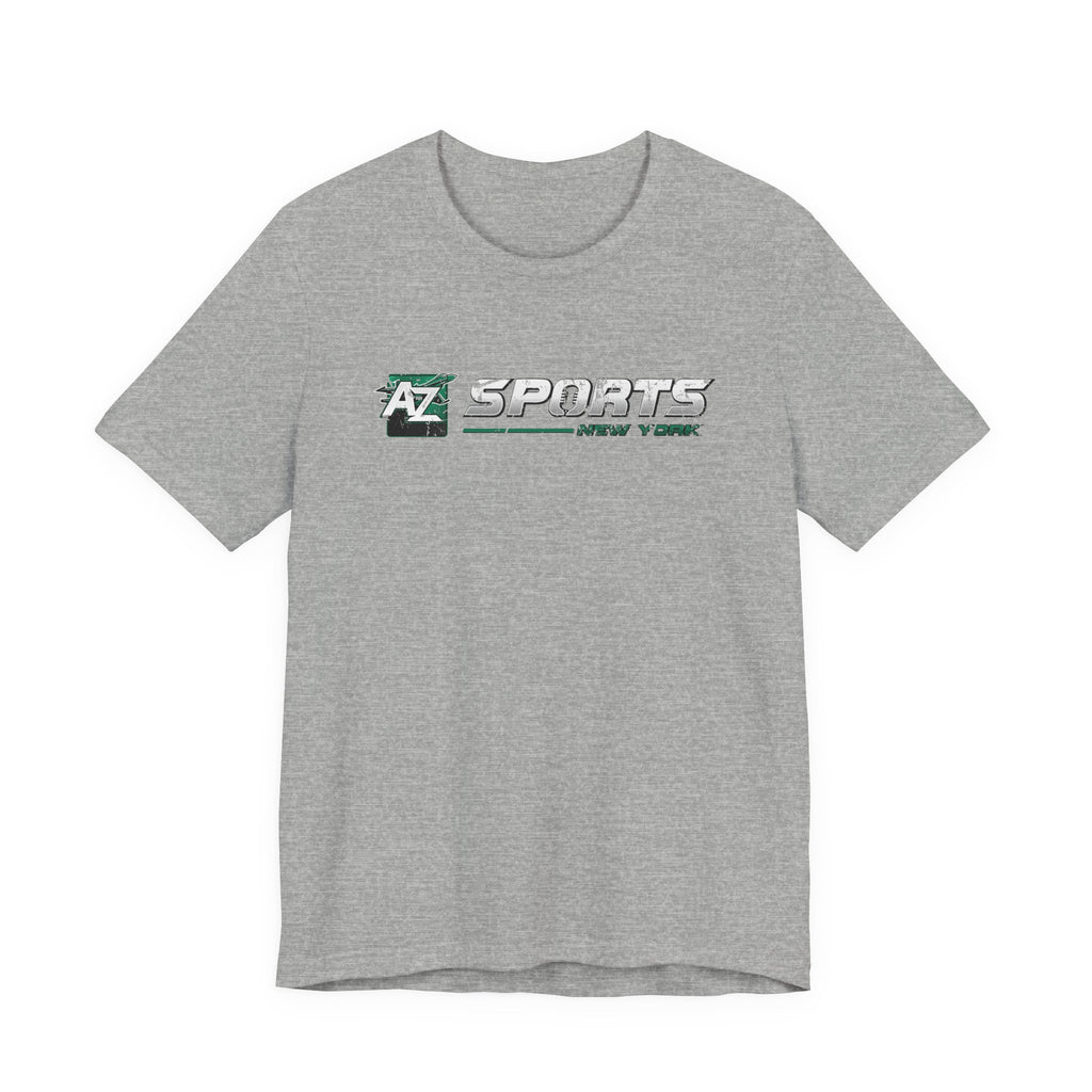 A to Z Sports Jets Distressed Horizontal T-Shirt
