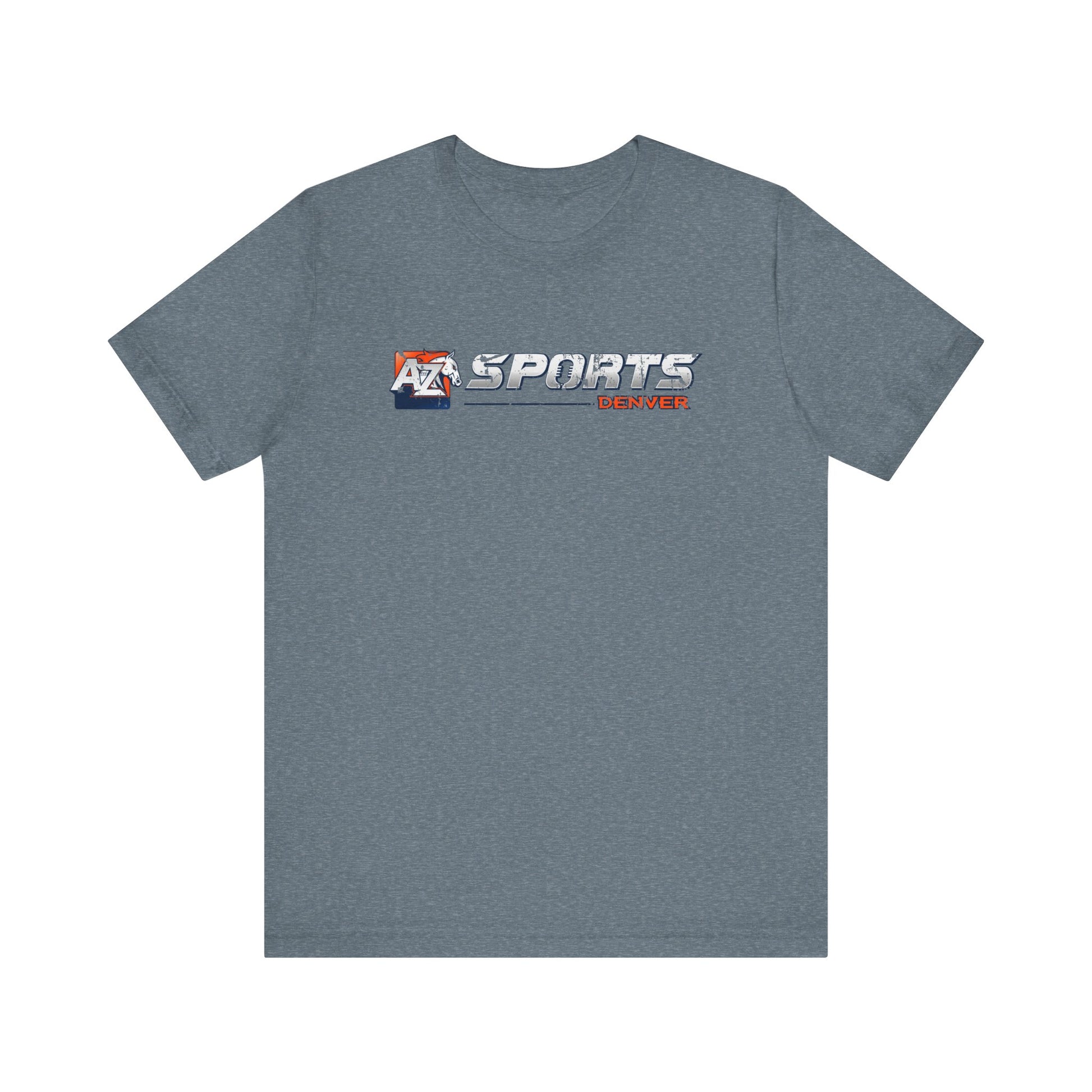 A to Z Sports Broncos Distressed Horizontal T-Shirt
