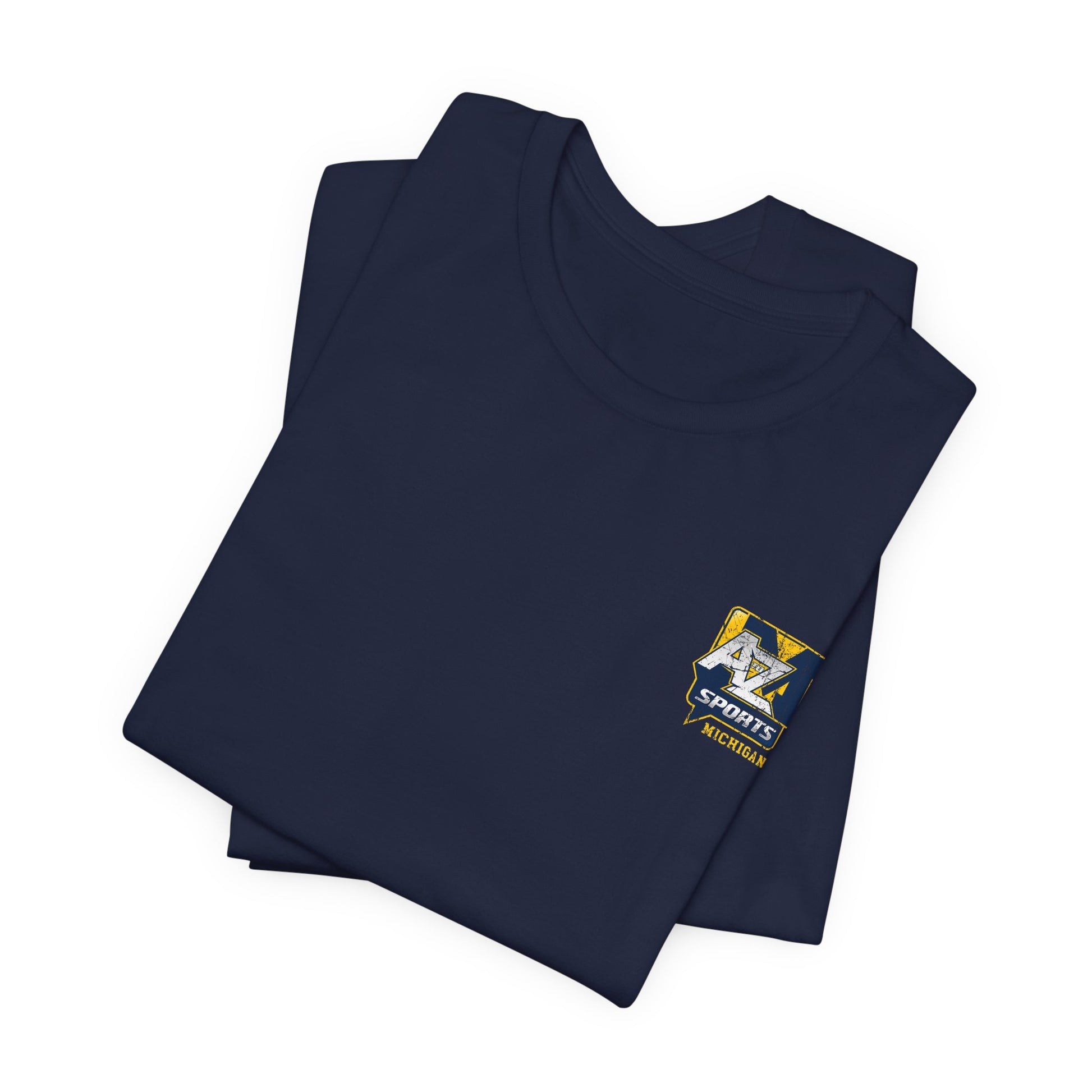 A to Z Sports Michigan Distressed Pocket T-Shirt