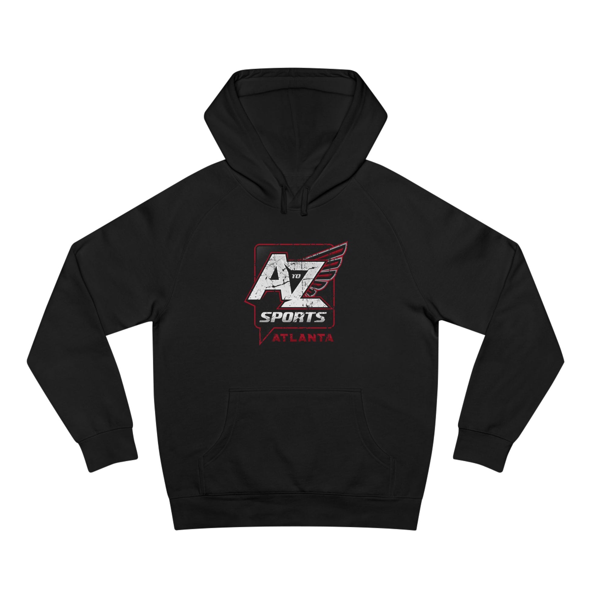A to Z Sports Falcons Distressed Hoodie