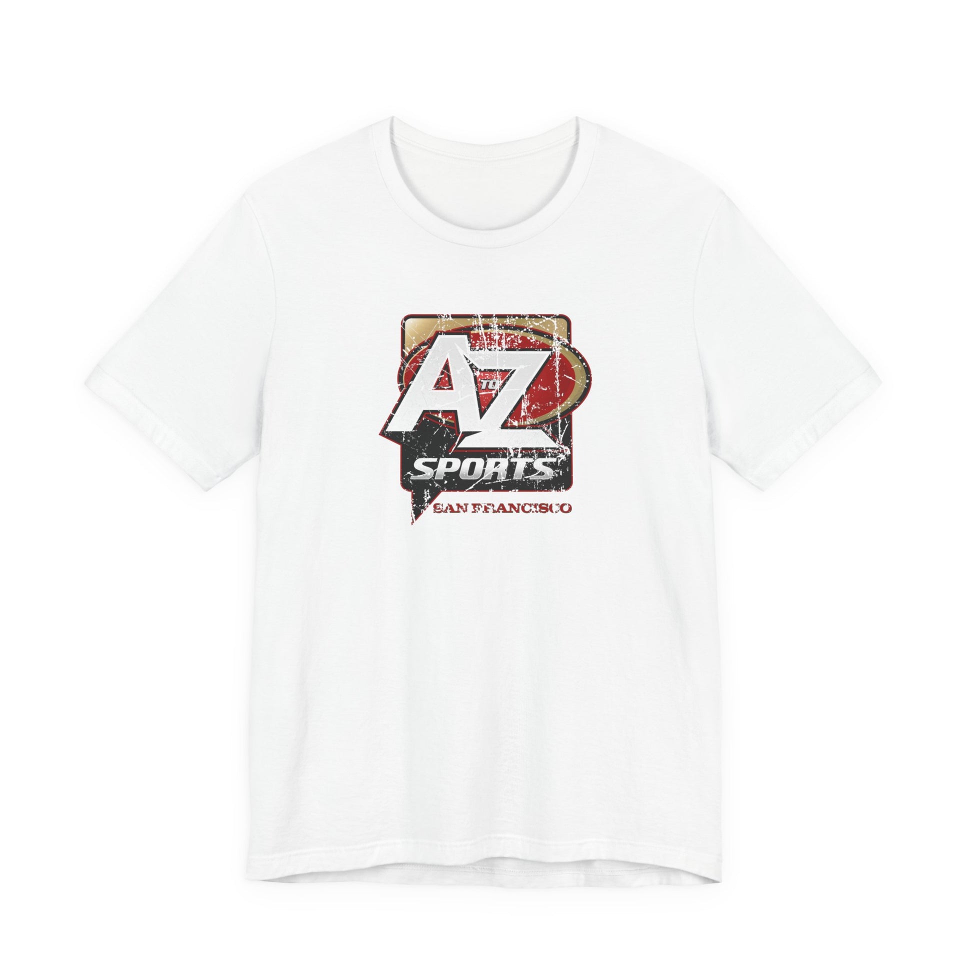 A to Z Sports 49ers Distressed T-Shirt