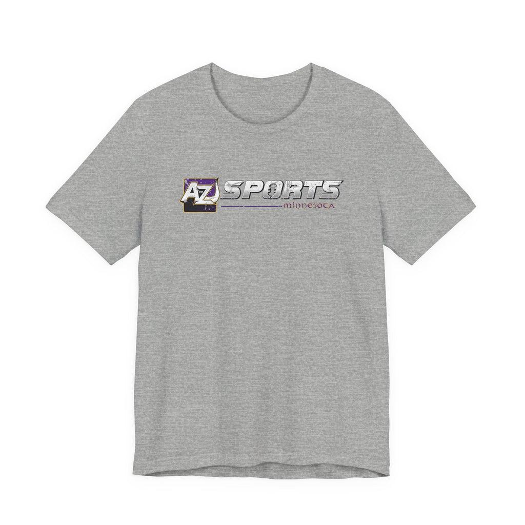 A to Z Sports Vikings Distressed Horizontal T-Shirt