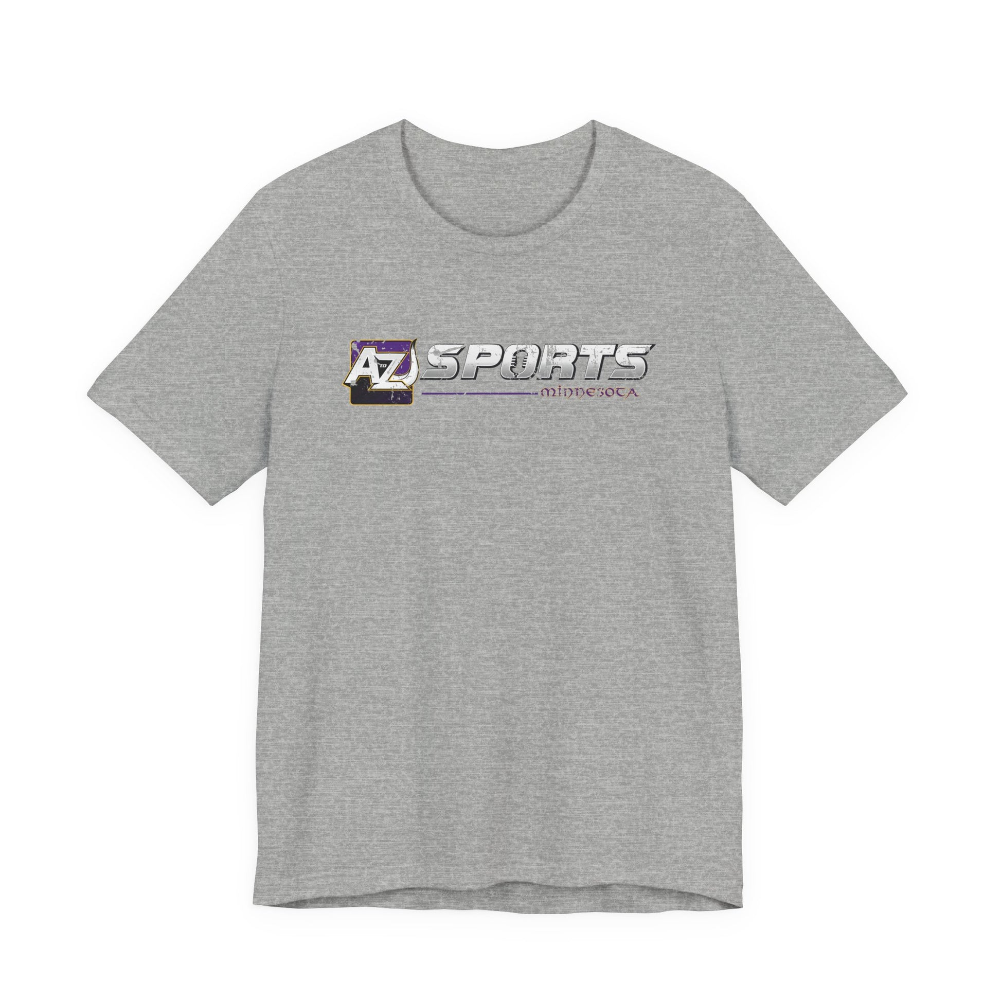 A to Z Sports Vikings Distressed Horizontal T-Shirt