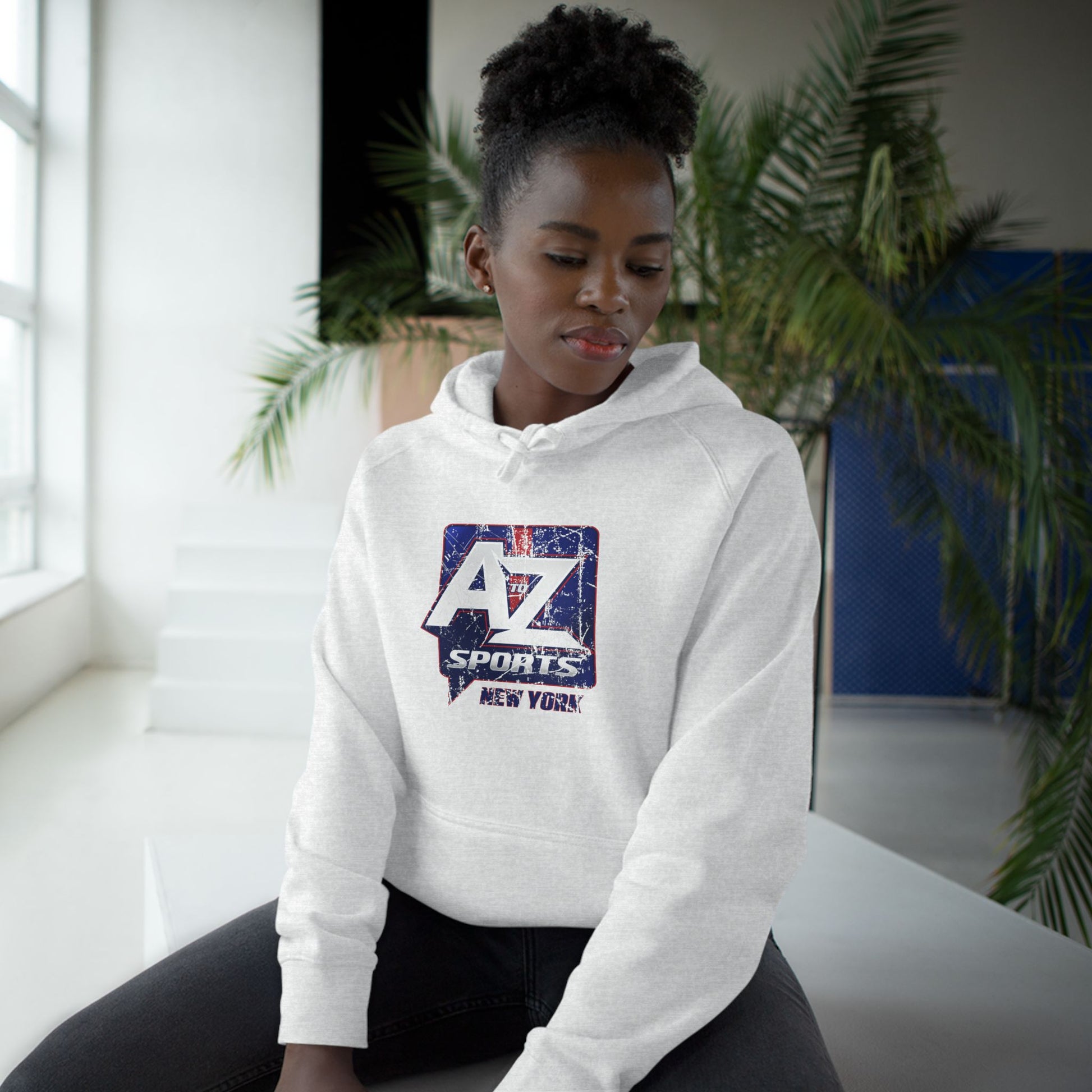 A to Z Sports Giants Distressed Hoodie