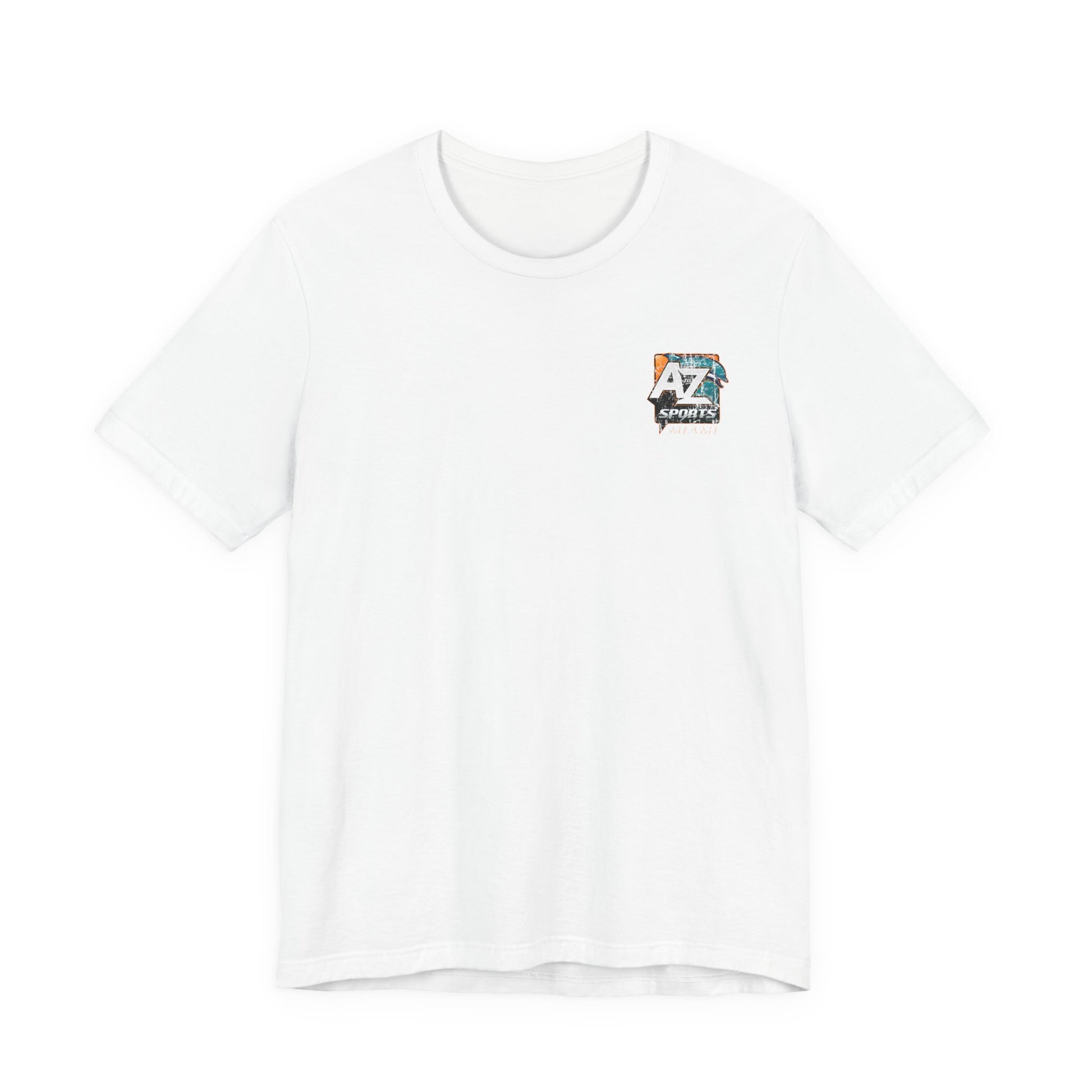 A to Z Sports Dolphins Distressed Pocket T-Shirt