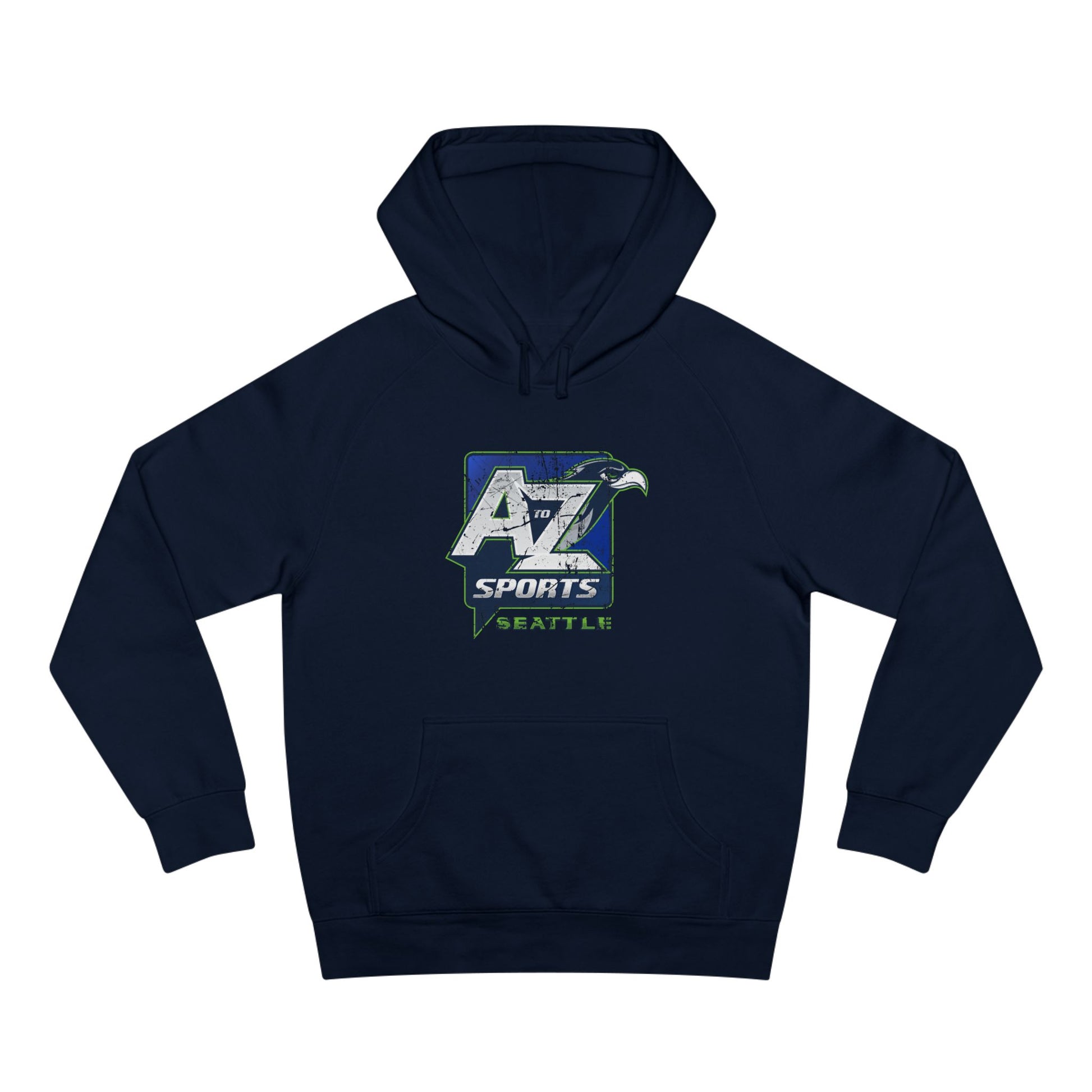 A to Z Sports Seahawks Distressed Hoodie