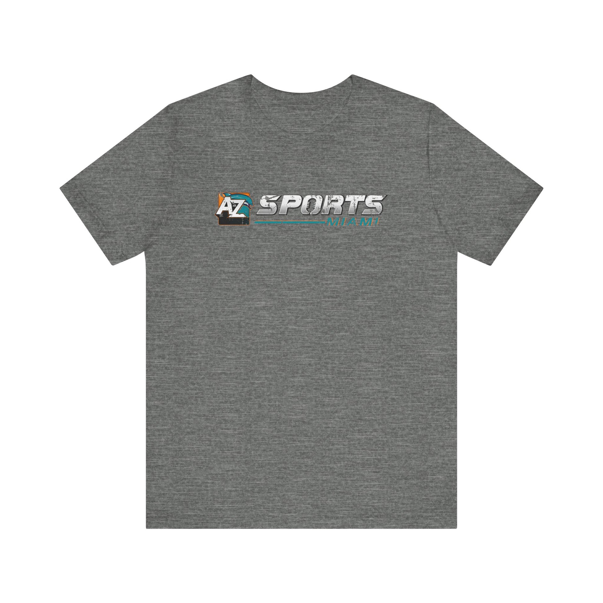 A to Z Sports Dolphins Distressed Horizontal T-Shirt