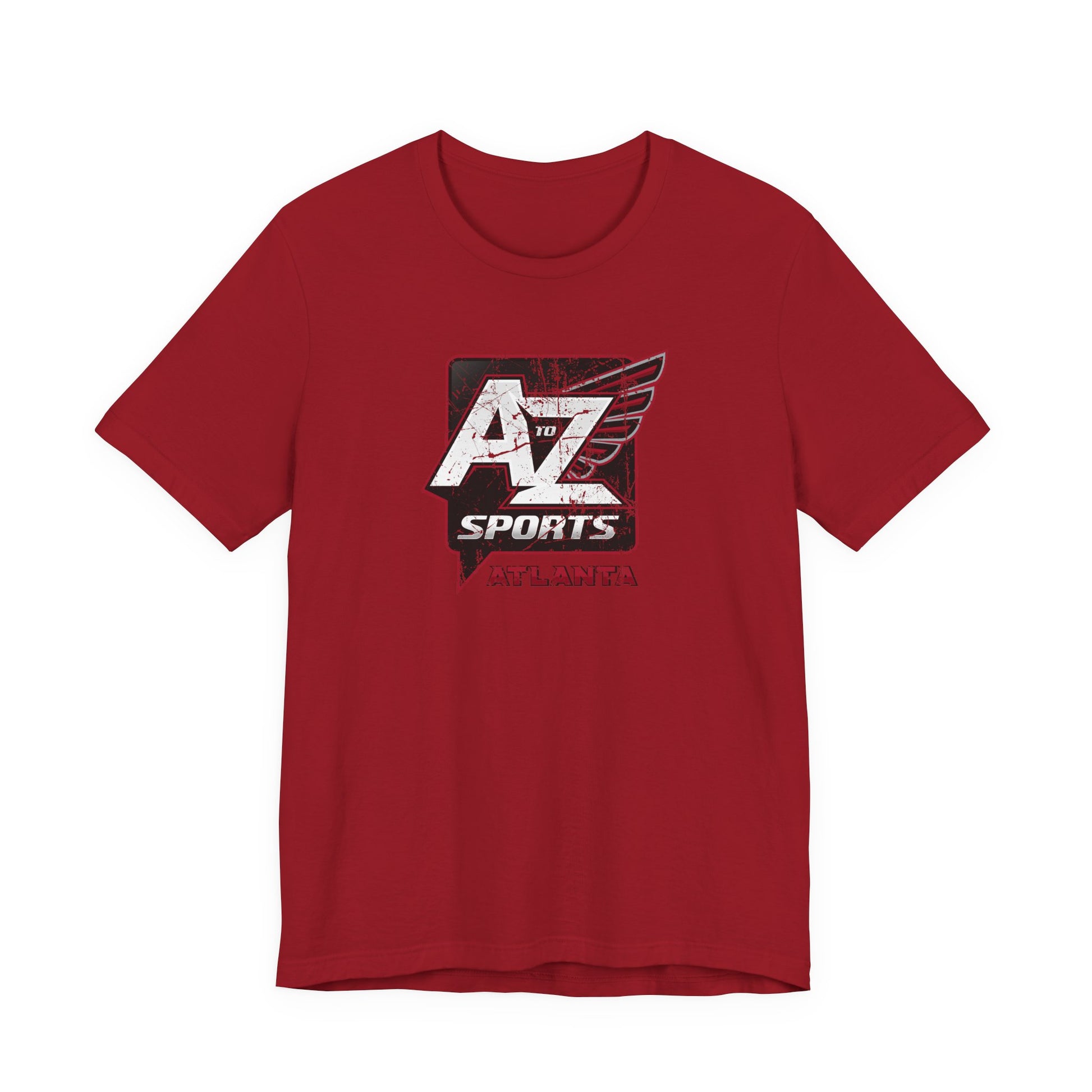 A to Z Sports Falcons Distressed Pocket T-Shirt
