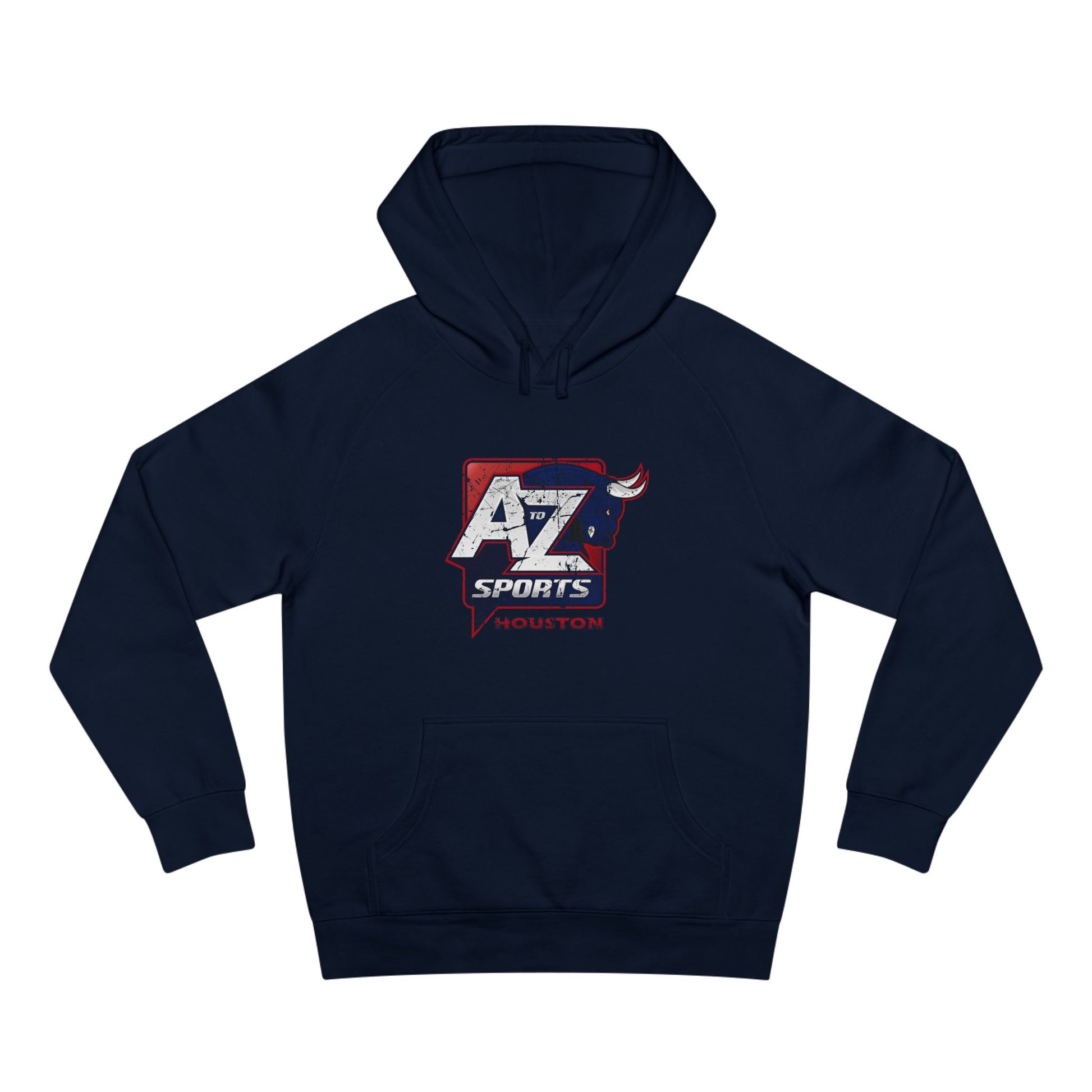 A to Z Sports Texans Distressed Hoodie