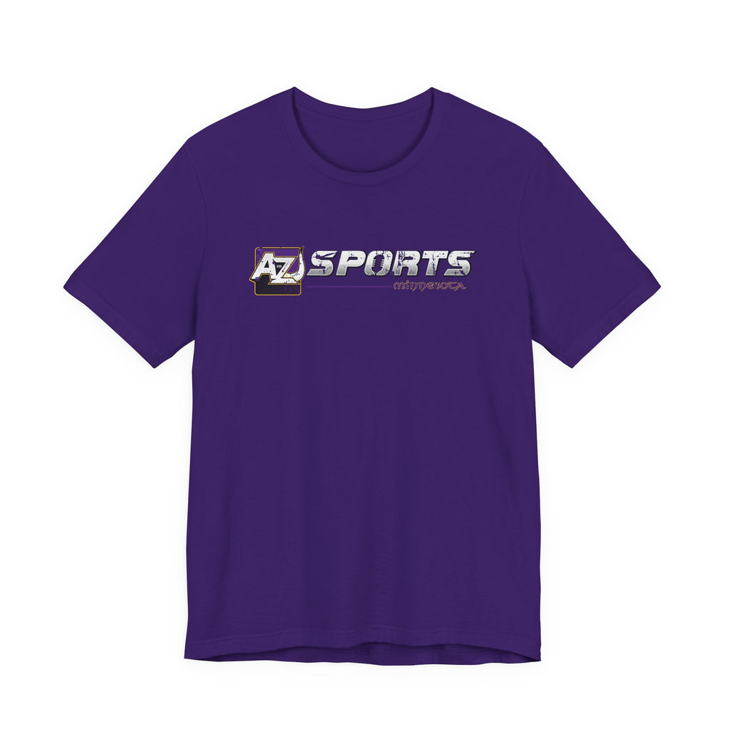 A to Z Sports Vikings Distressed Horizontal T-Shirt