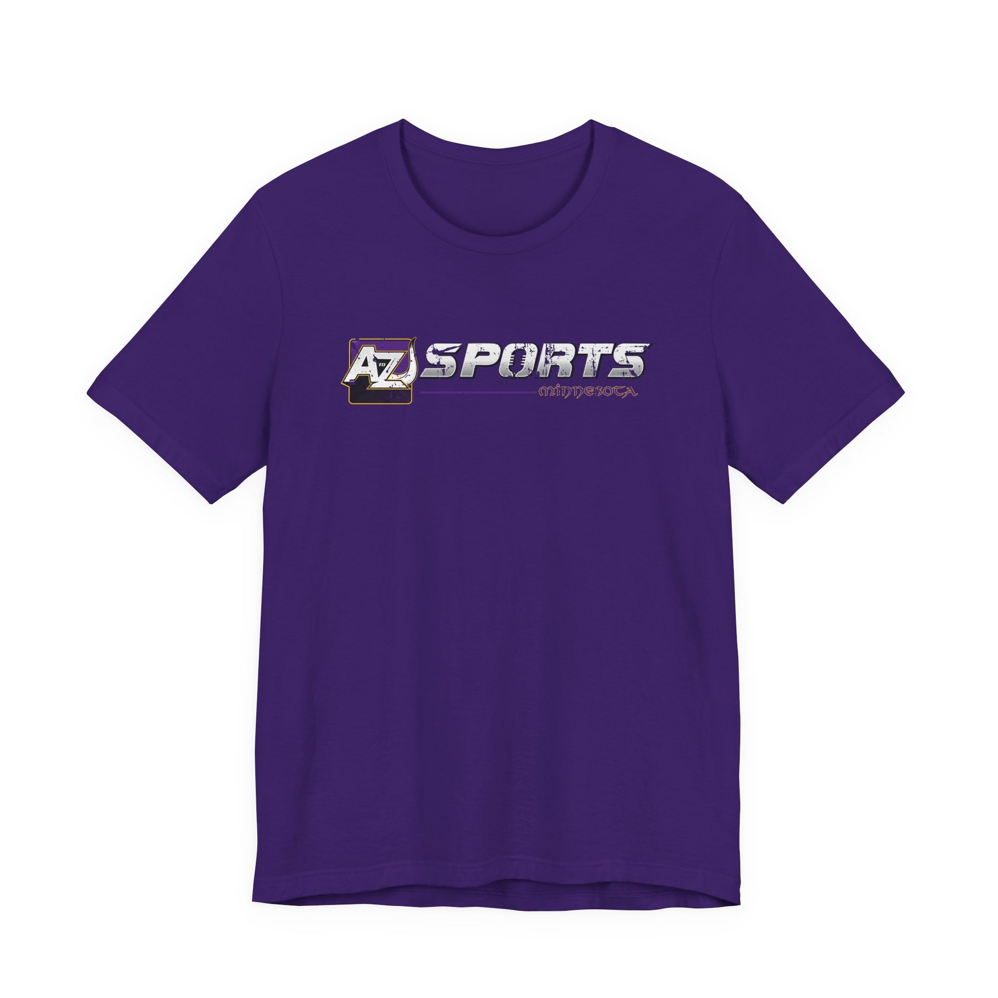 A to Z Sports Vikings Distressed Horizontal T-Shirt