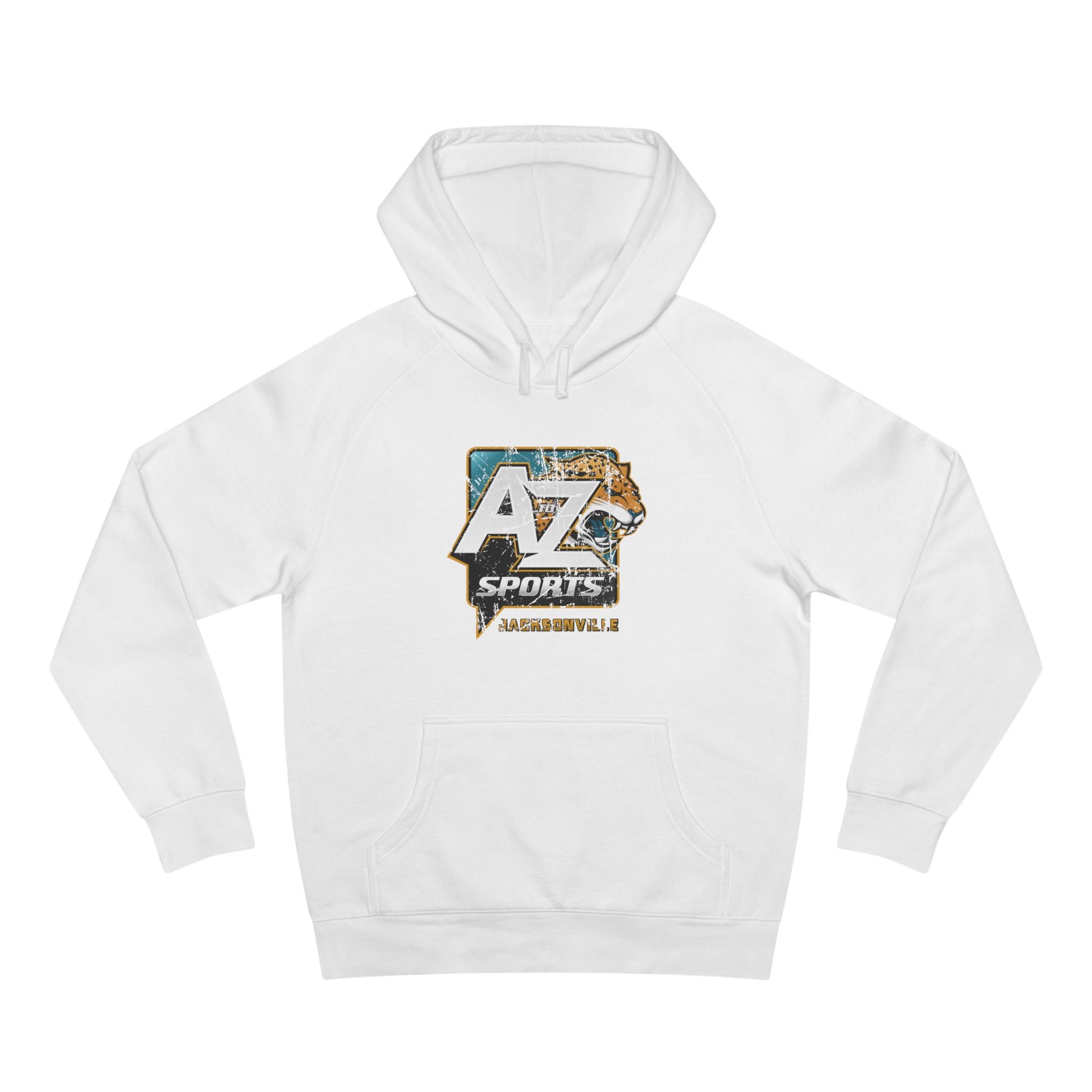 A to Z Sports Jaguars Distressed Hoodie