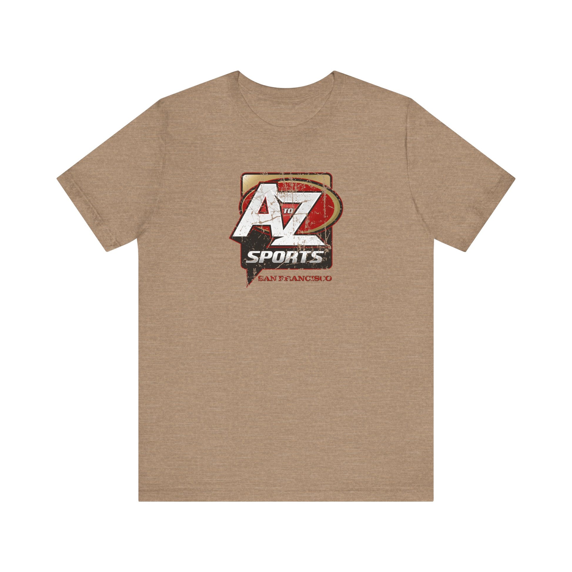 A to Z Sports 49ers Distressed T-Shirt