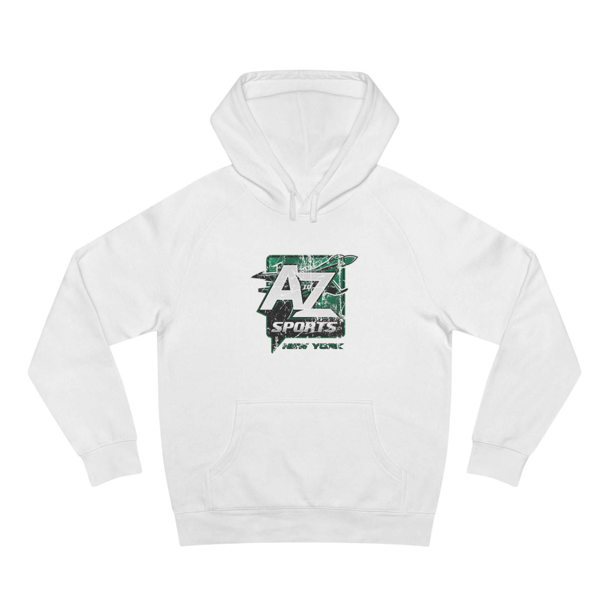 A to Z Sports Jets Distressed Hoodie
