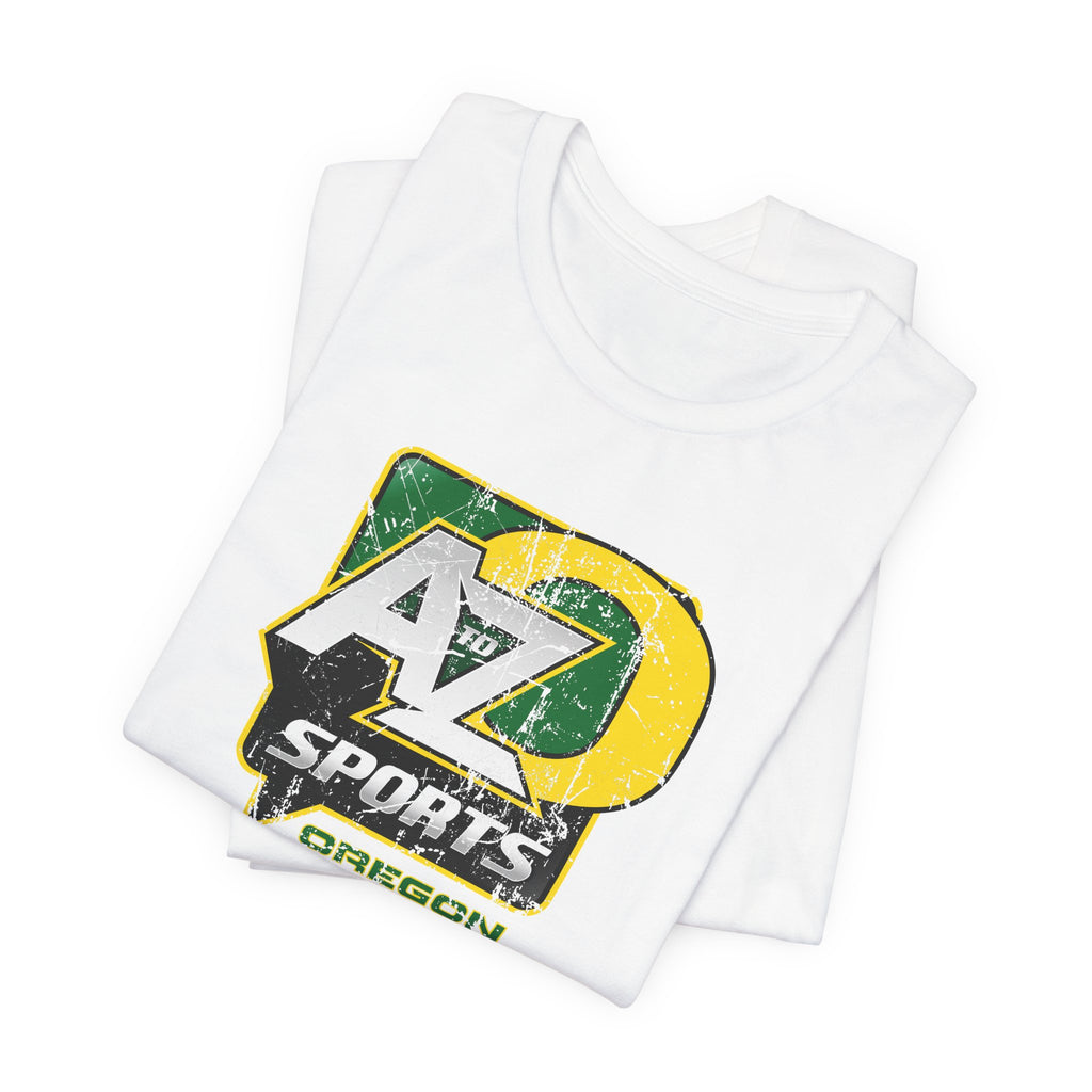 A to Z Sports Oregon Distressed T-Shirt