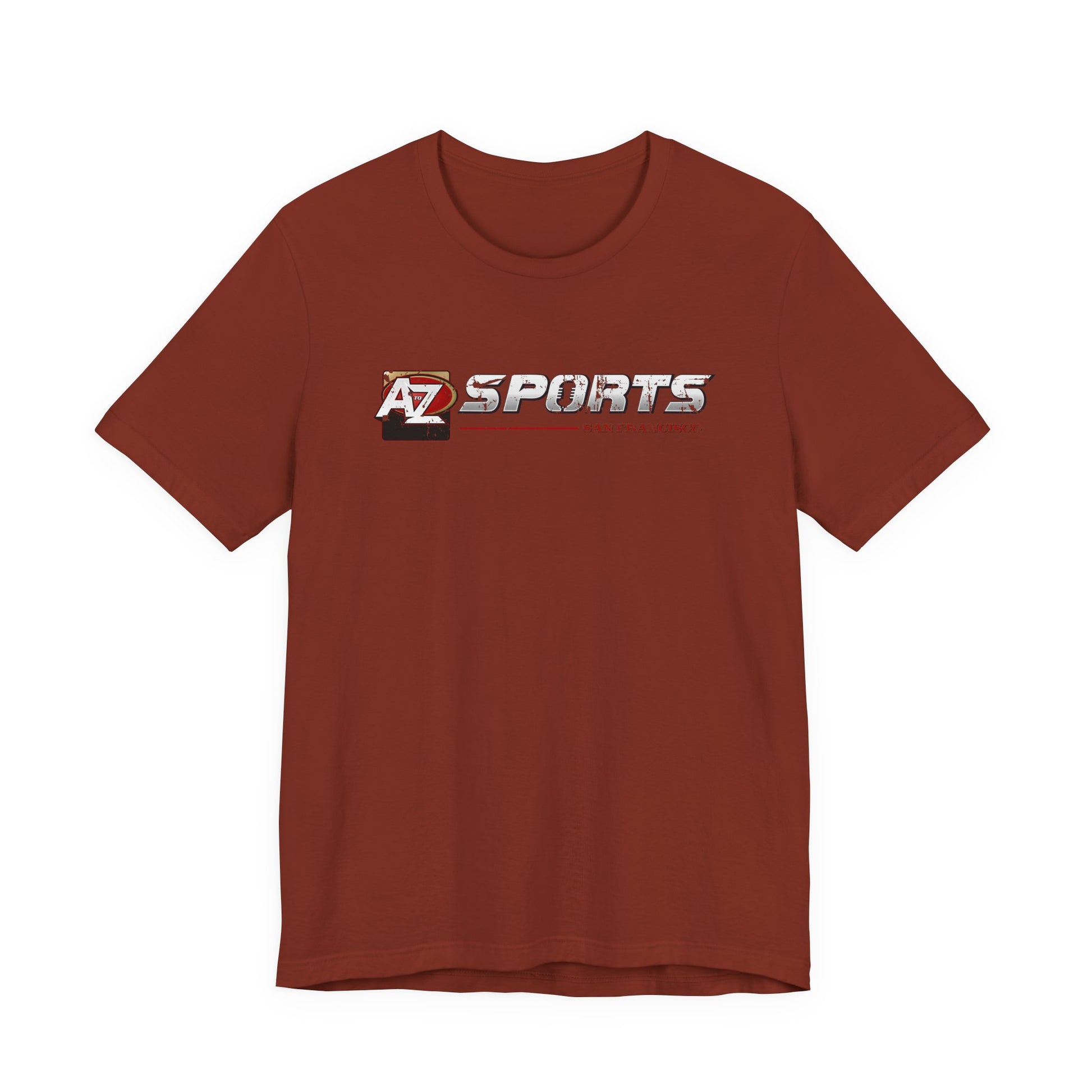 A to Z Sports 49ers Distressed Horizontal T-Shirt