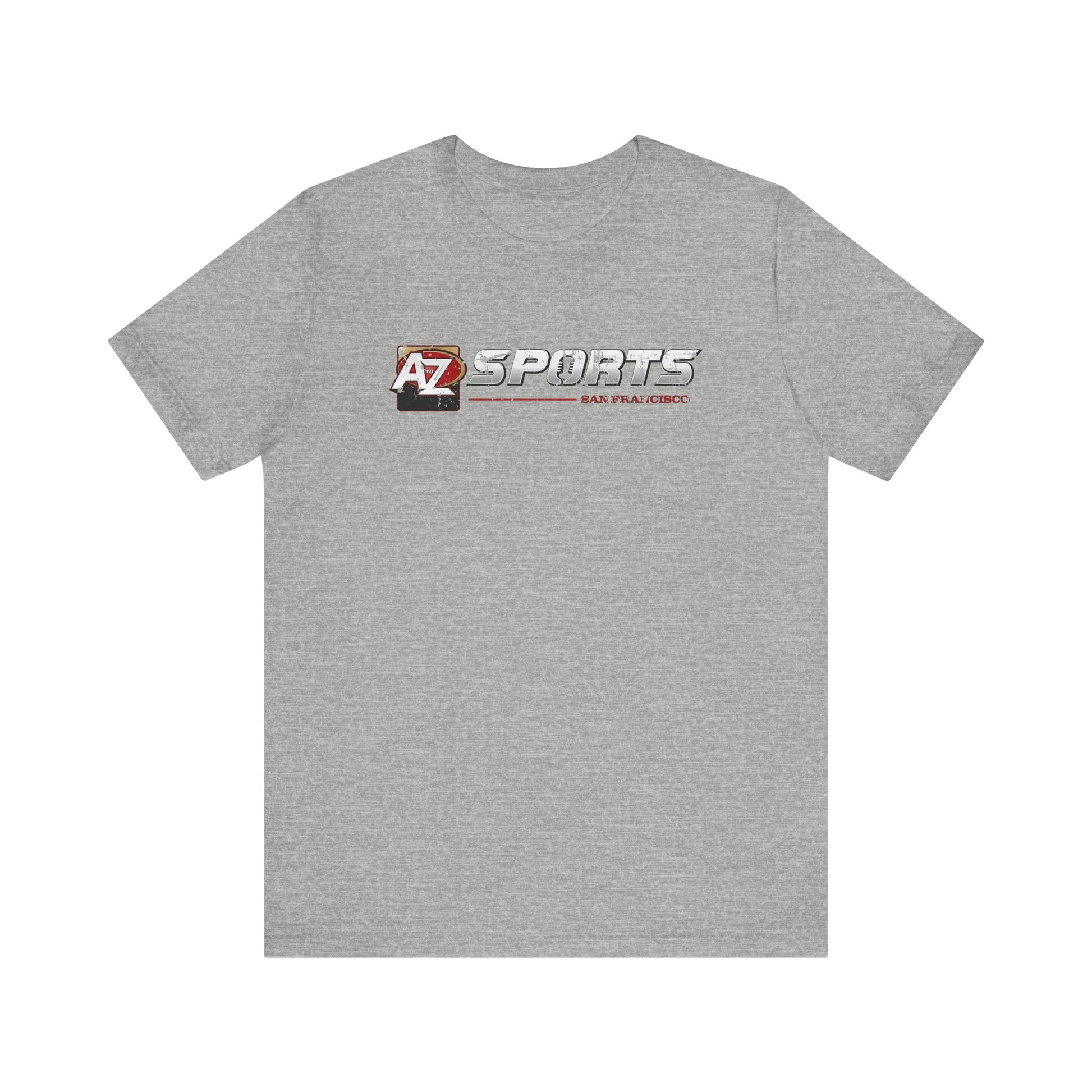 A to Z Sports 49ers Distressed Horizontal T-Shirt