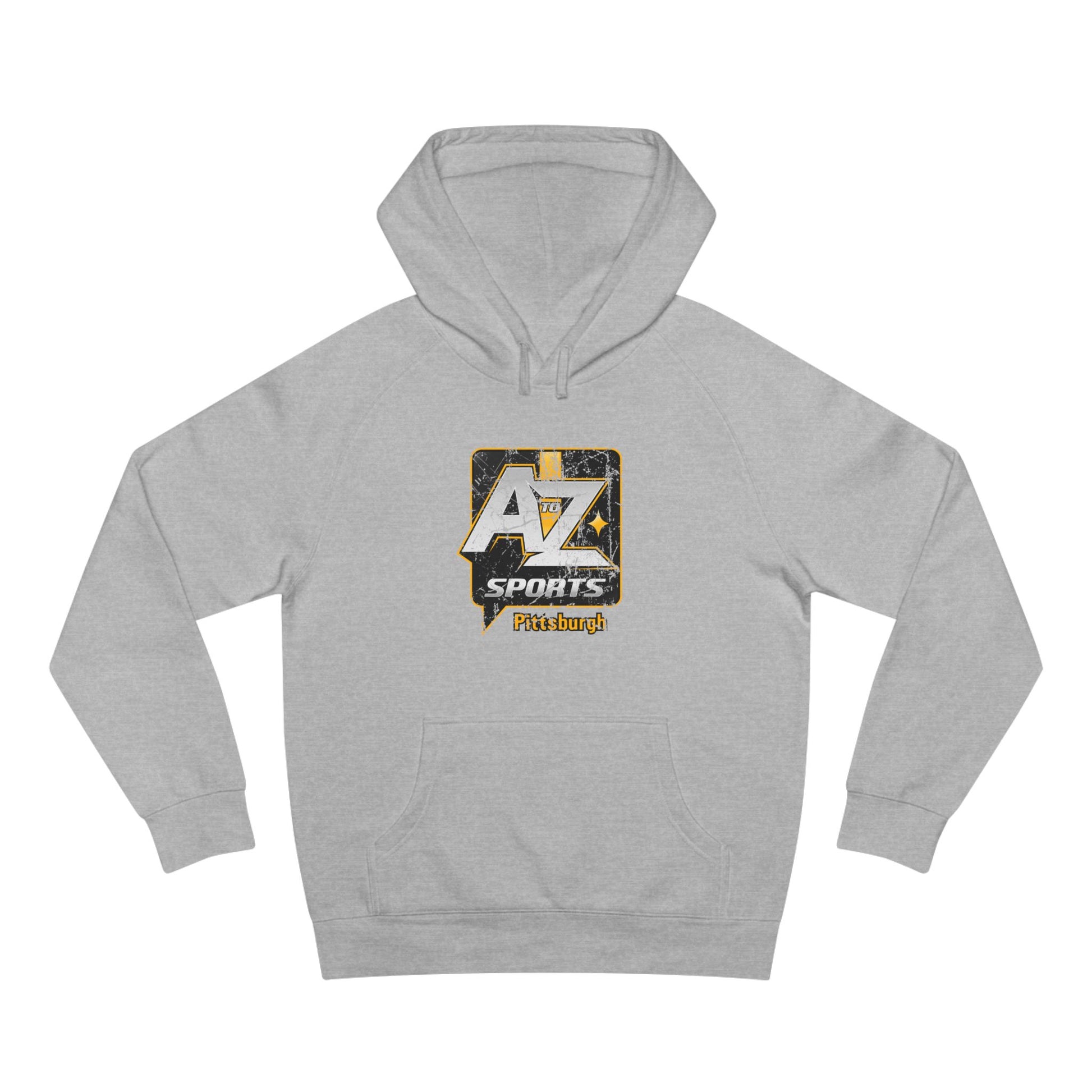 A to Z Sports Steelers Distressed Hoodie