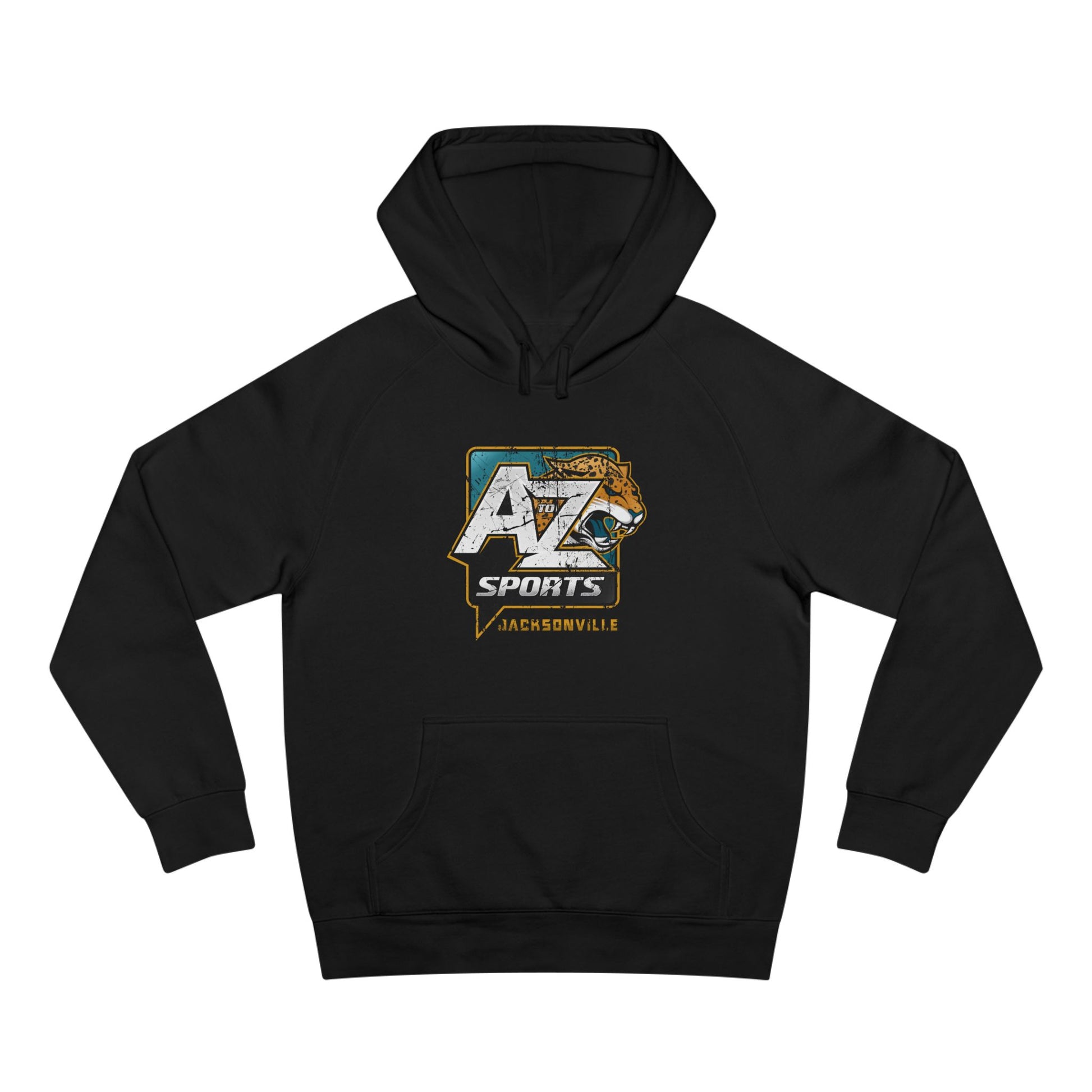 A to Z Sports Jaguars Distressed Hoodie