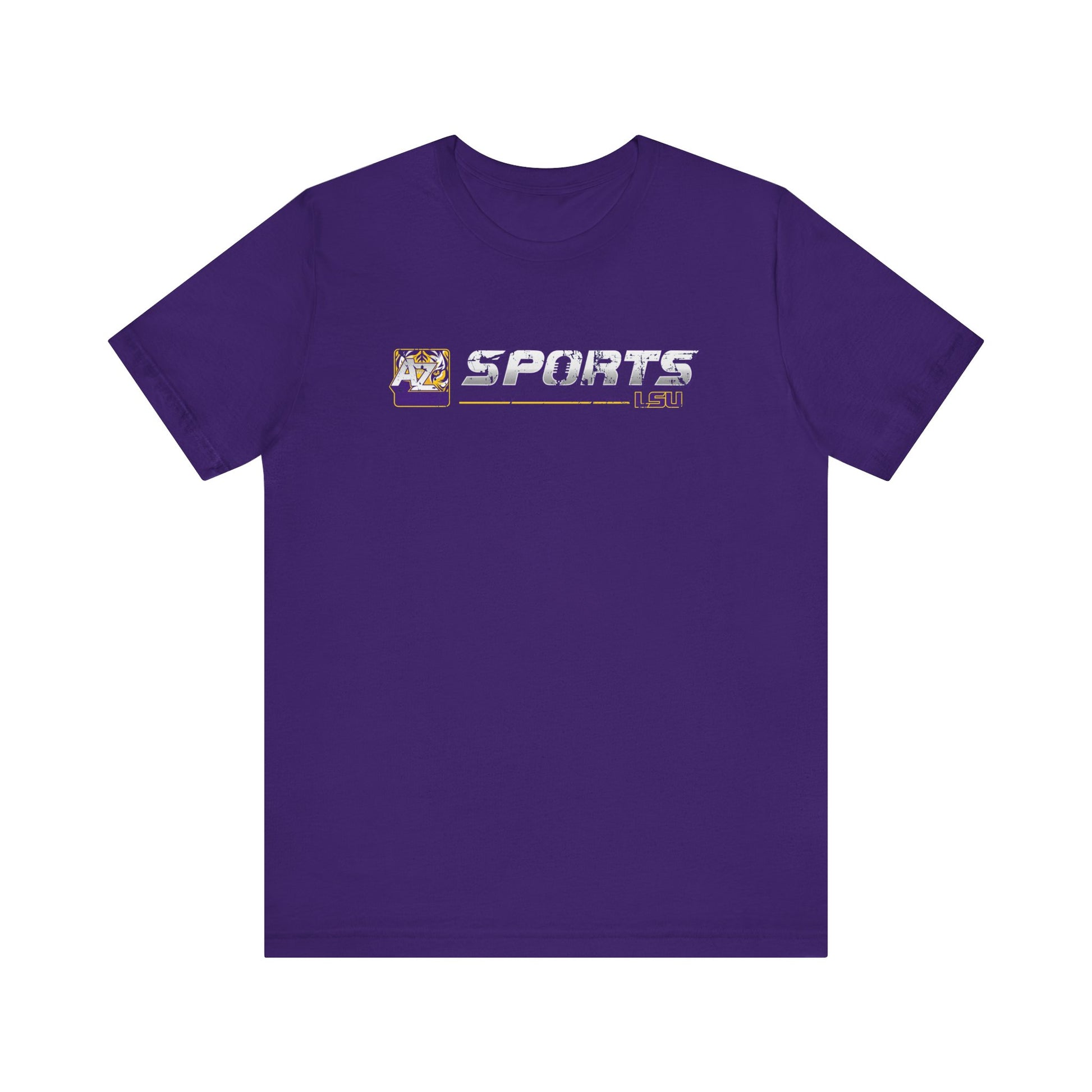 A to Z Sports LSU Distressed Horizontal T-Shirt