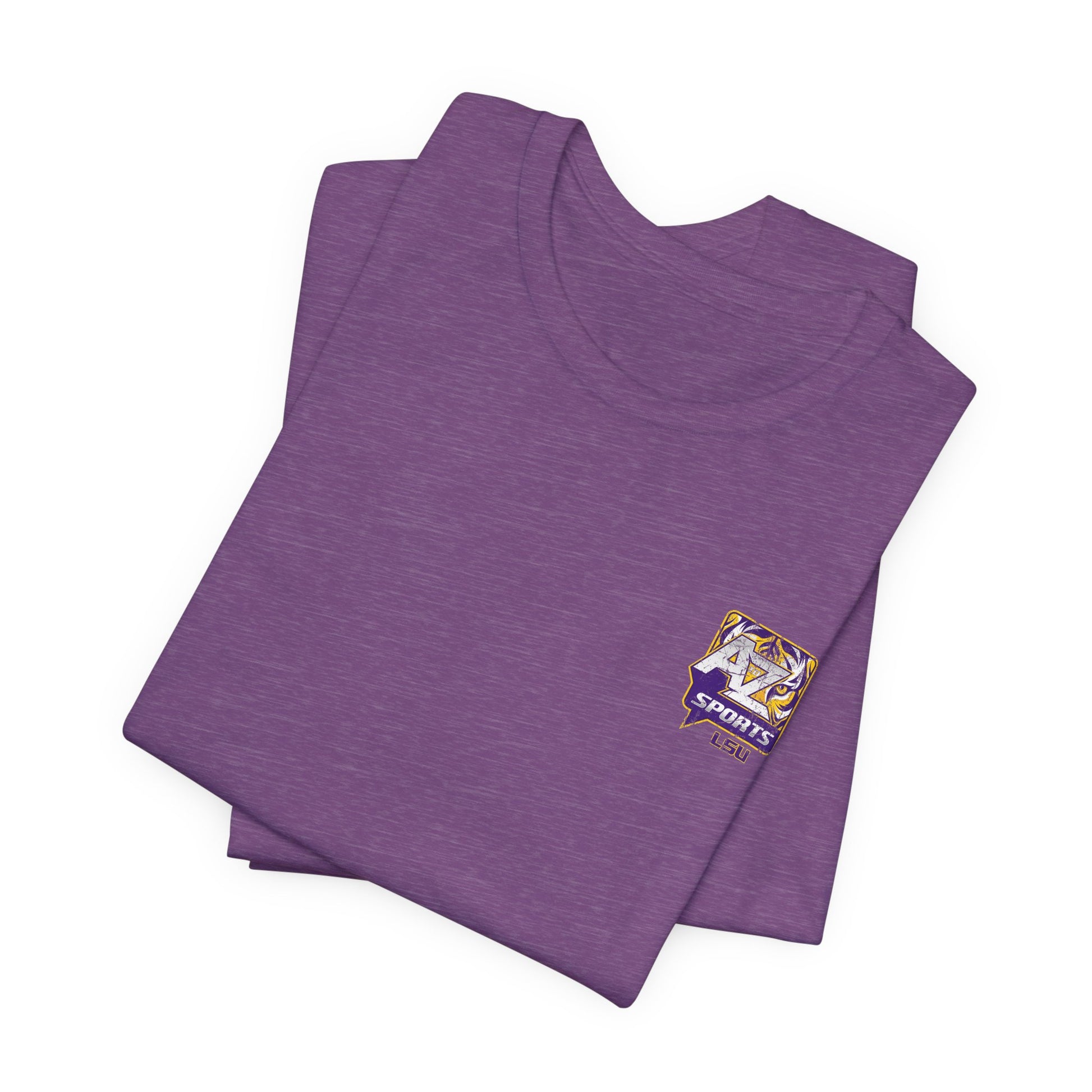 A to Z Sports LSU Distressed Pocket T-Shirt