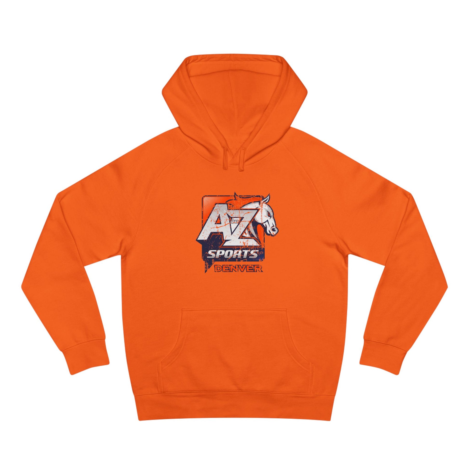A to Z Sports Broncos Distressed Hoodie