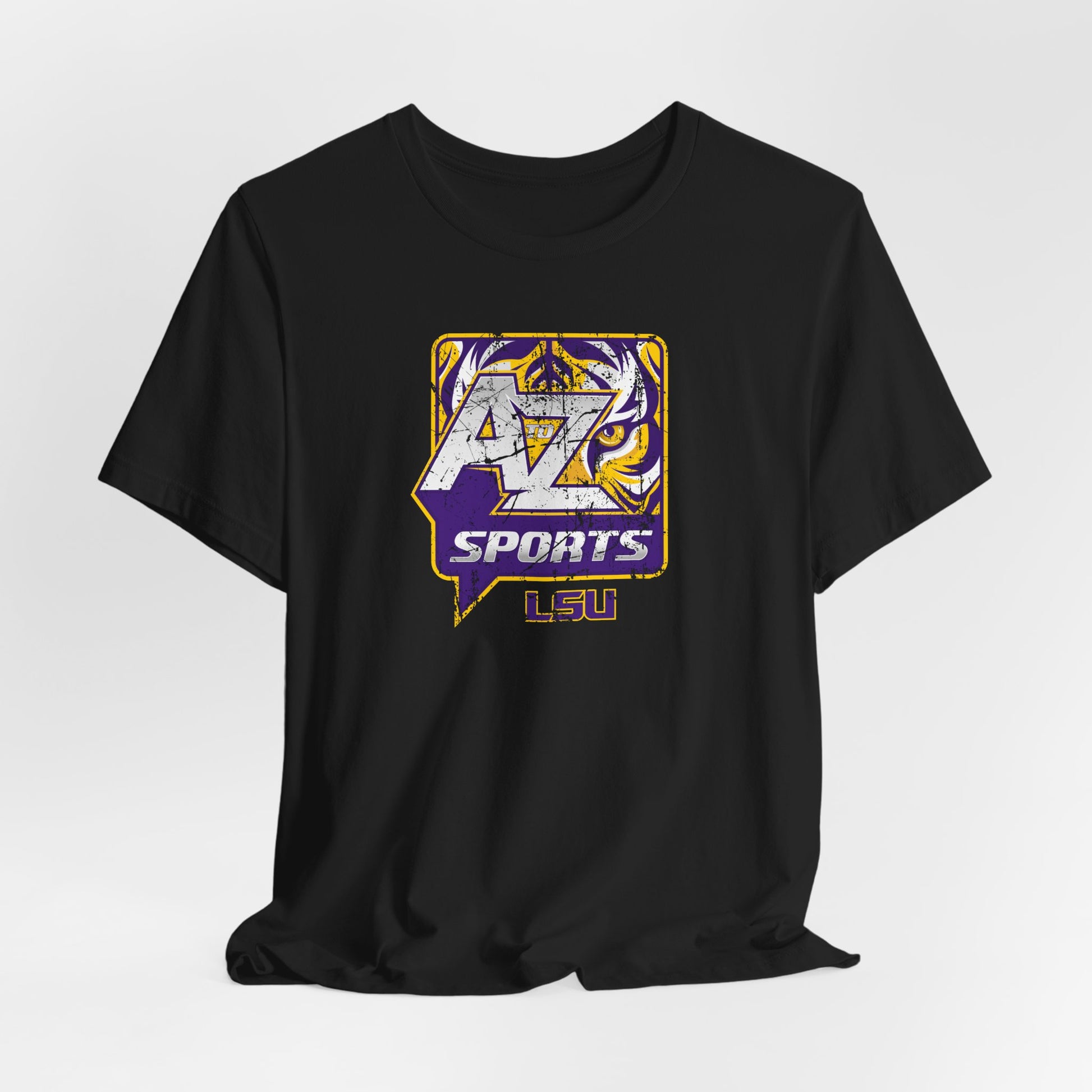 A to Z Sports LSU Distressed T-Shirt