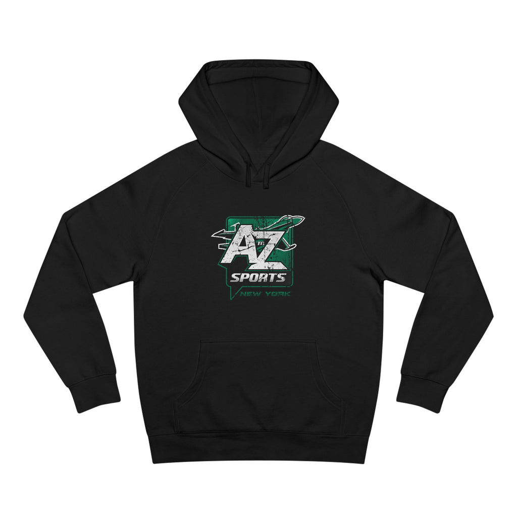 A to Z Sports Jets Distressed Hoodie