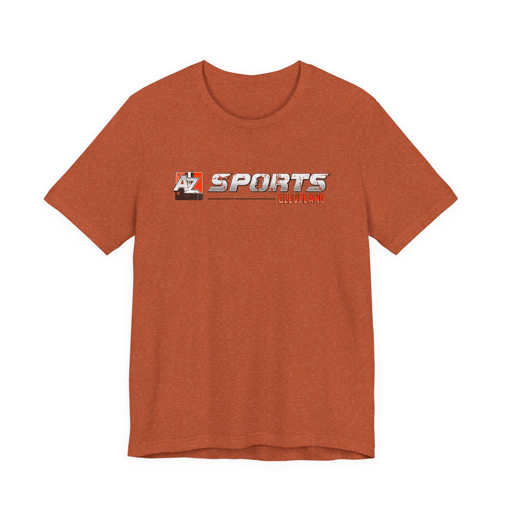 A to Z Sports Browns Distressed Horizontal T-Shirt