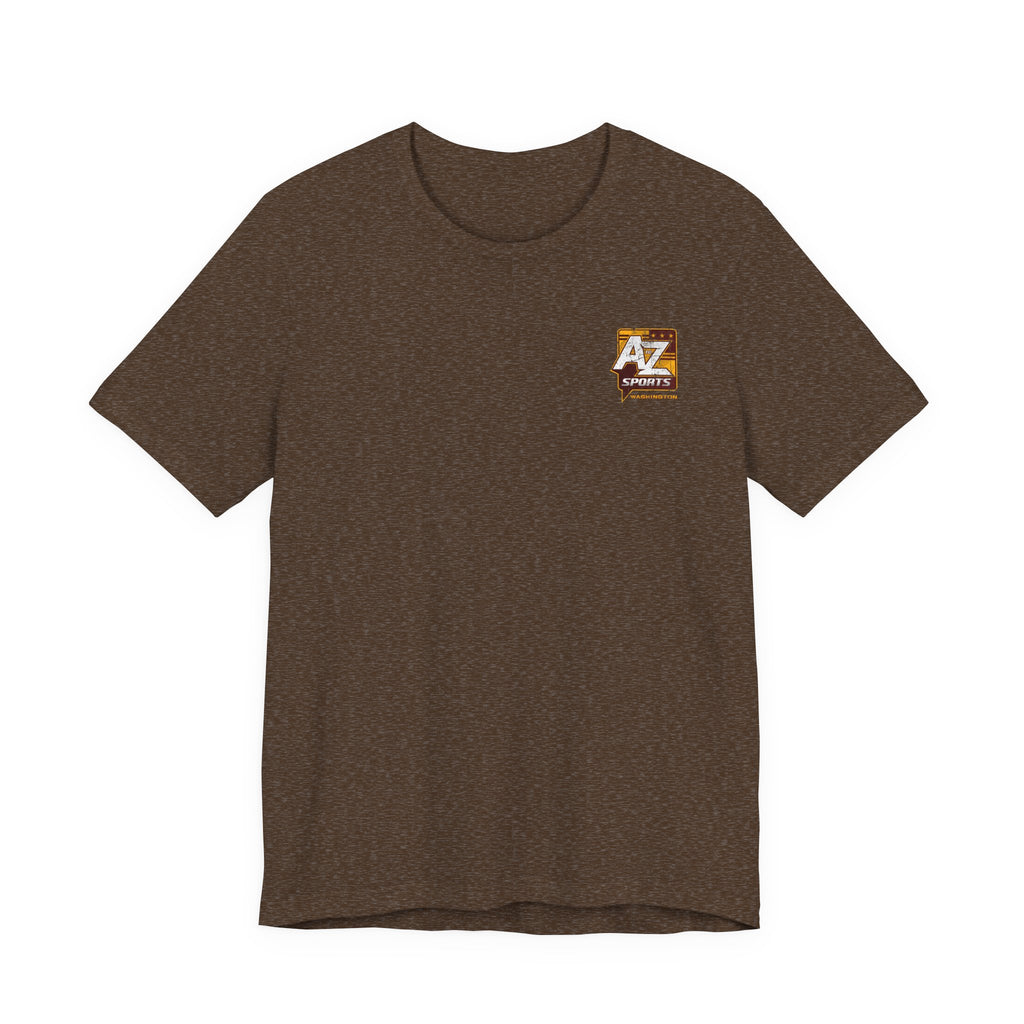 A to Z Sports Commanders Distressed Pocket T-Shirt