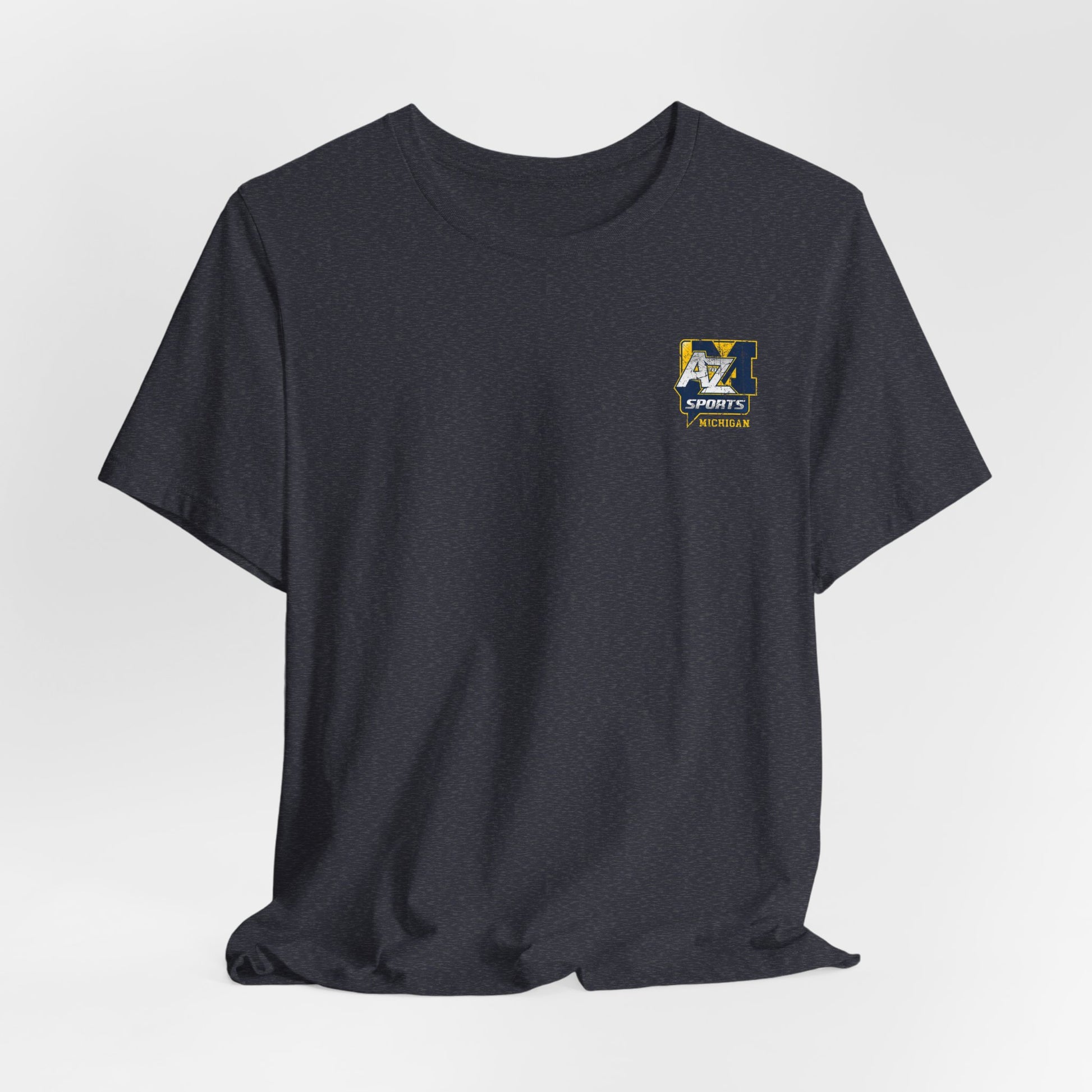 A to Z Sports Michigan Distressed Pocket T-Shirt