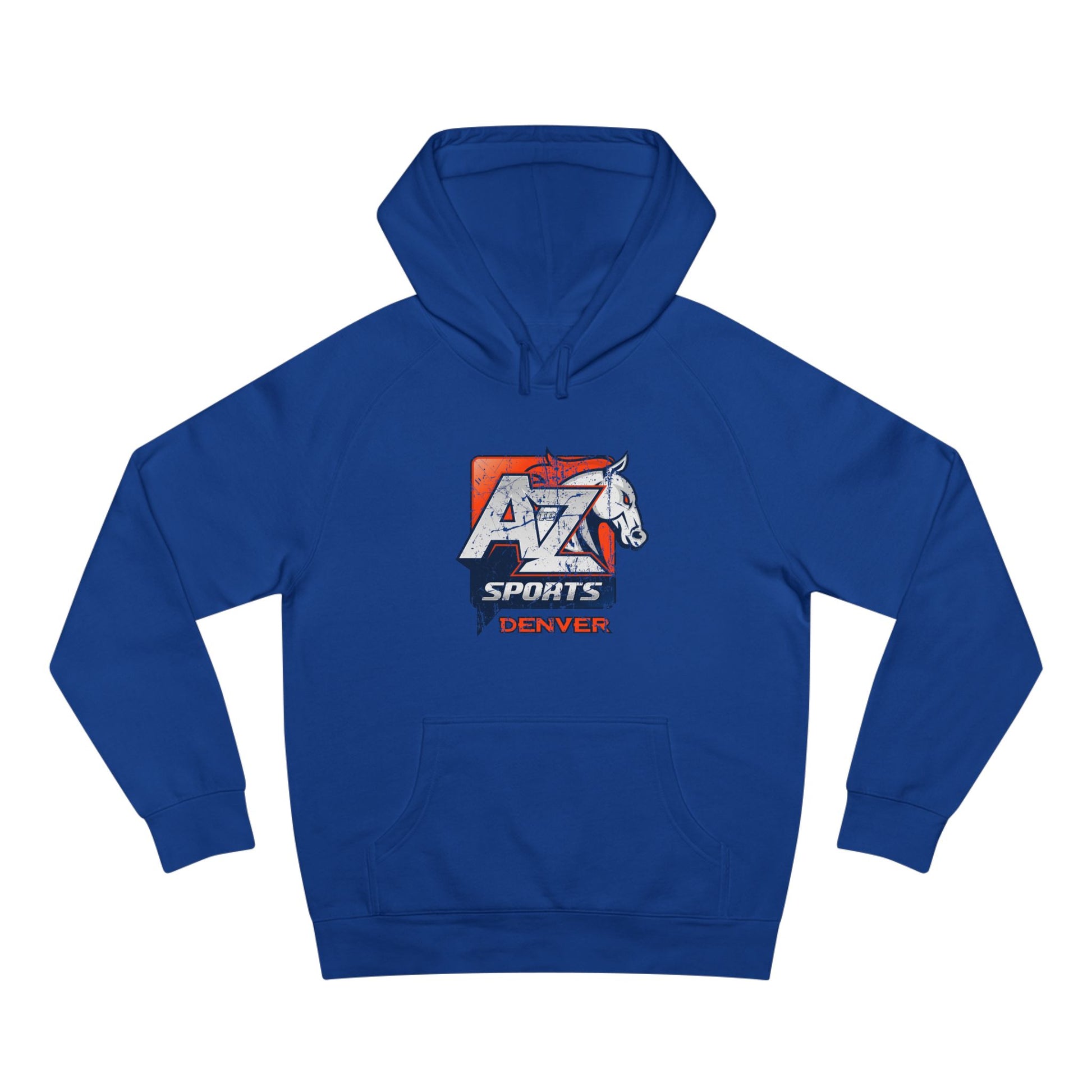 A to Z Sports Broncos Distressed Hoodie
