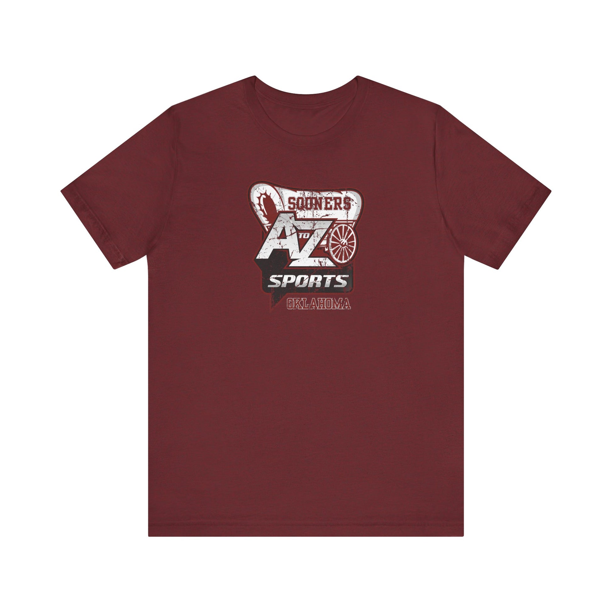A to Z Sports Oklahoma Distressed T-Shirt