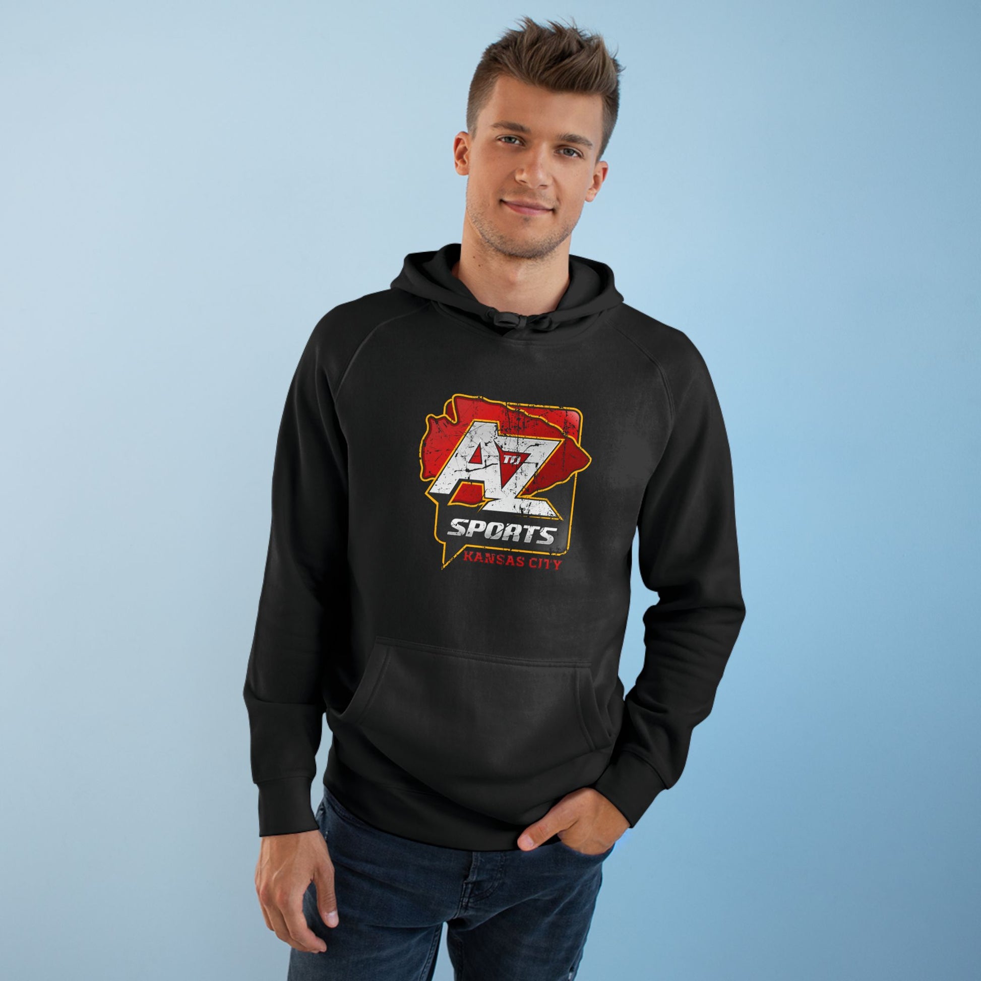 A to Z Sports Chiefs Distressed Hoodie
