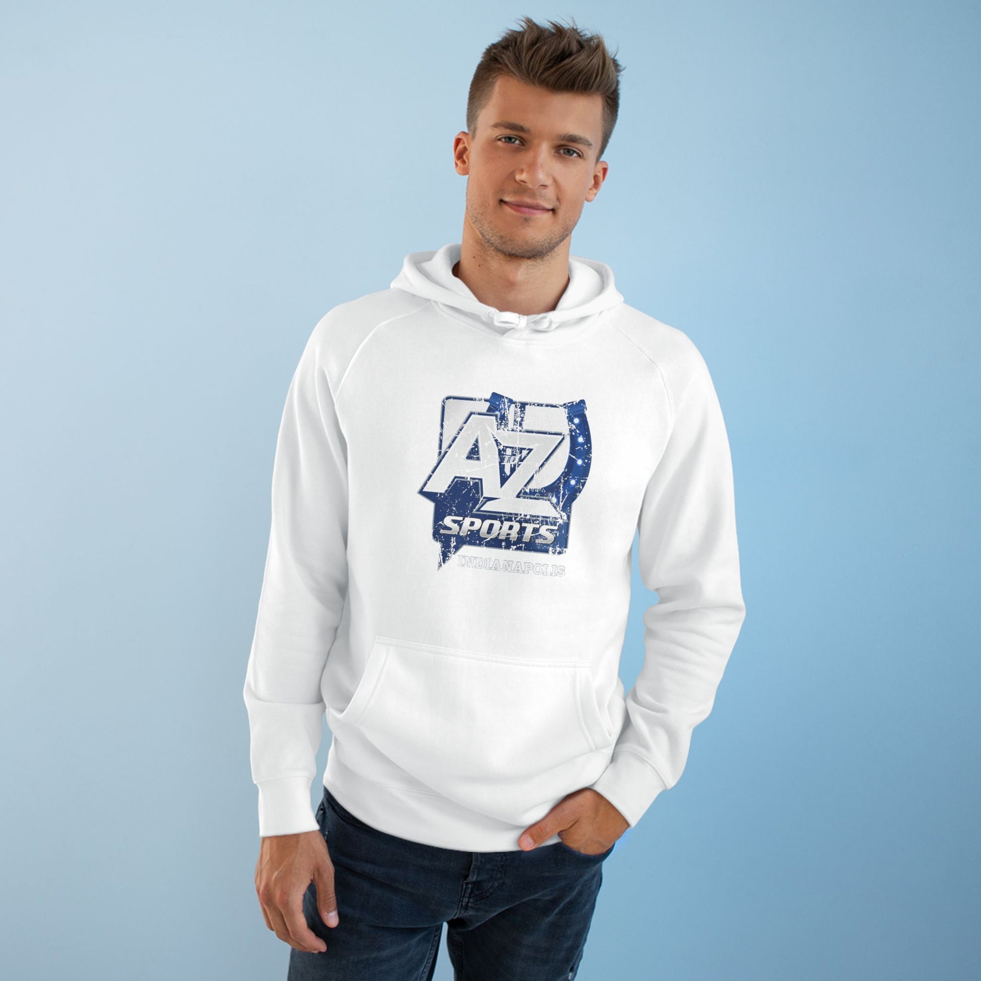A to Z Sports Colts Distressed Hoodie