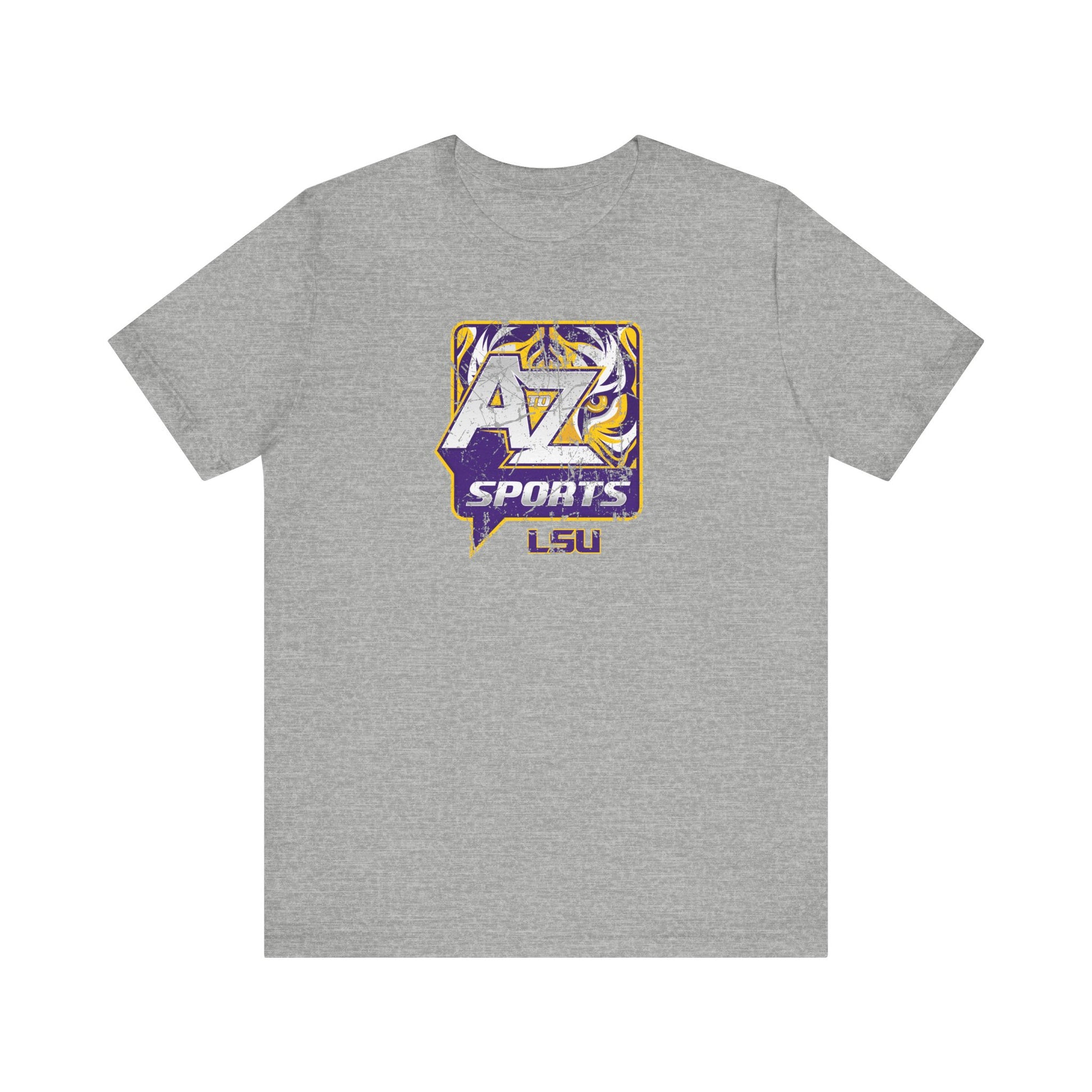 A to Z Sports LSU Distressed T-Shirt
