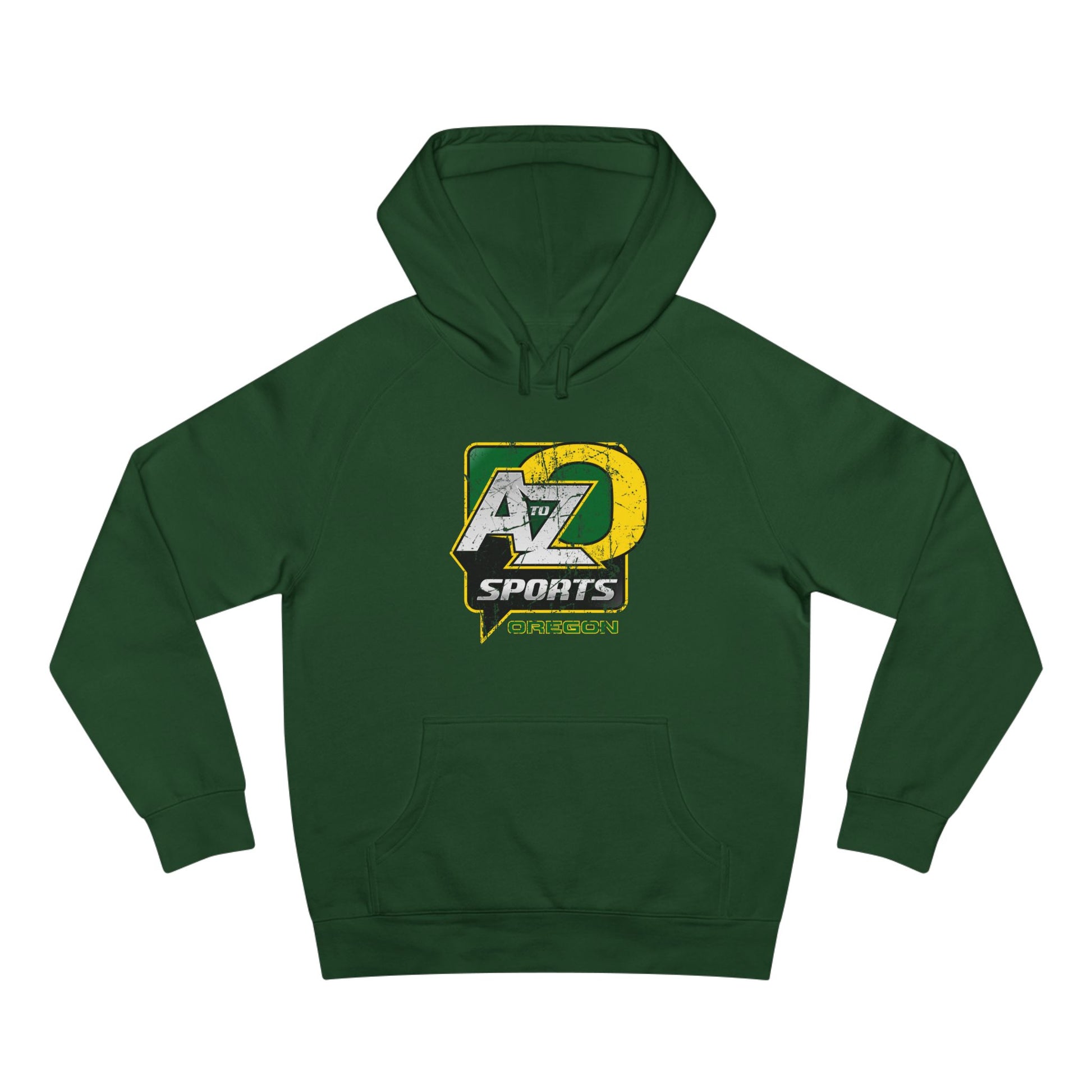 A to Z Sports Oregon Distressed Hoodie