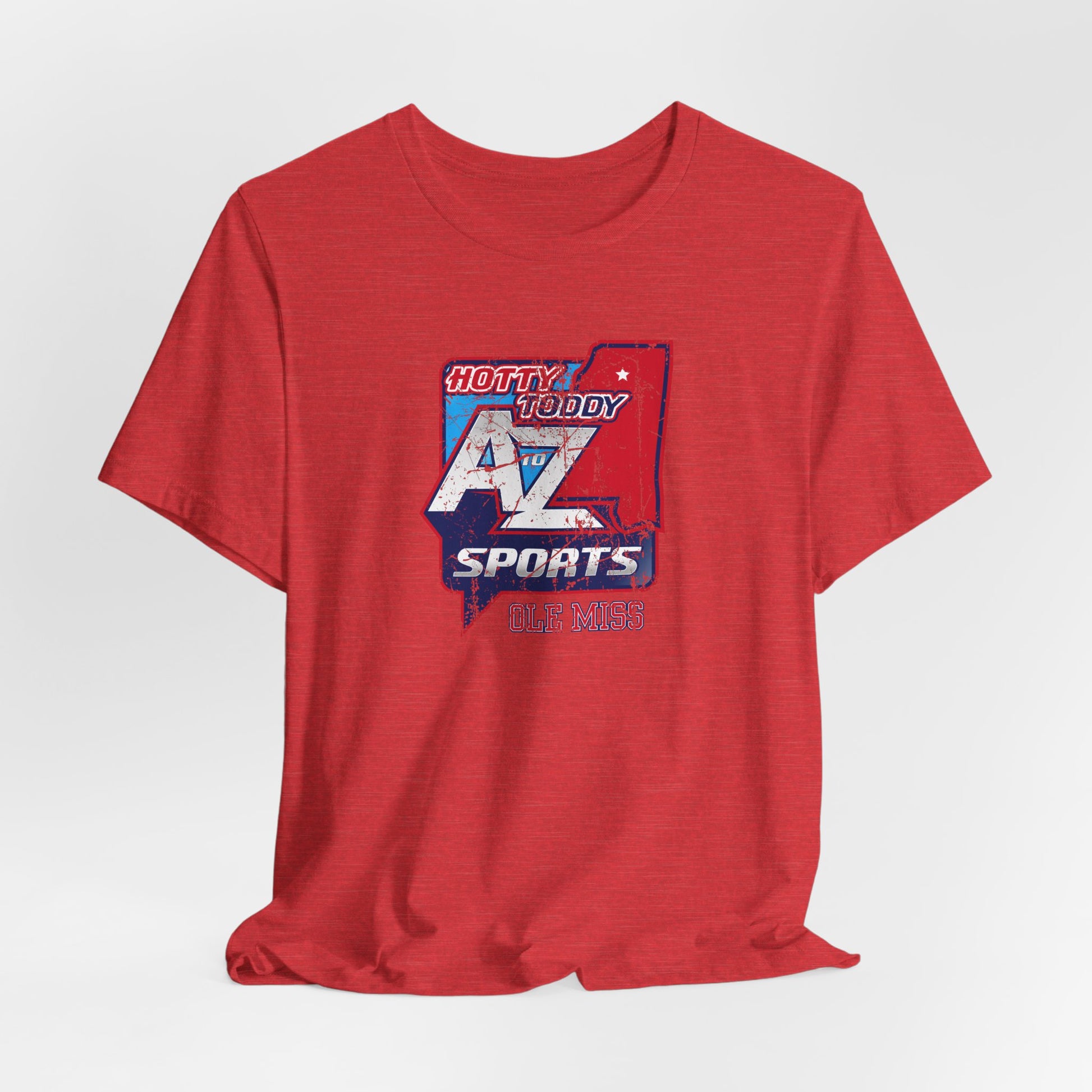 A to Z Sports Ole Miss Distressed T-Shirt