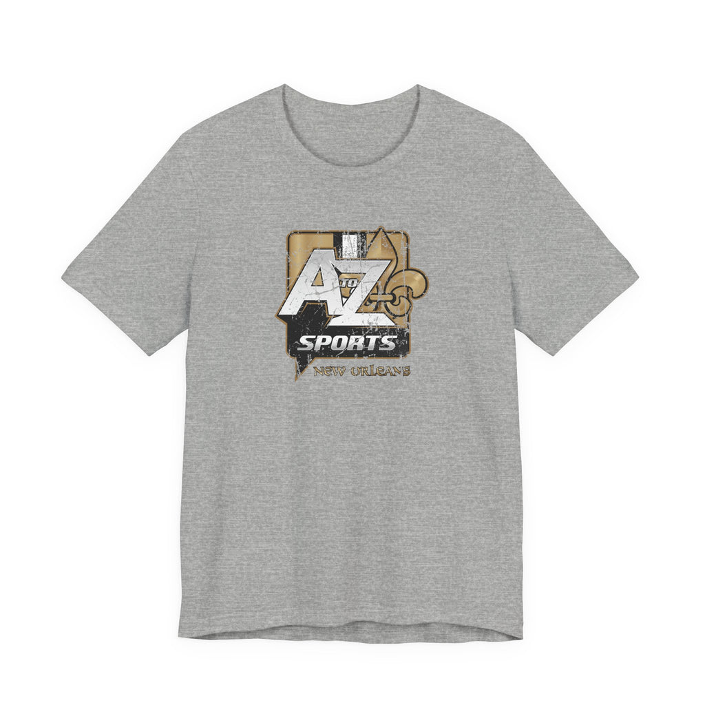 A to Z Sports Saints Distressed T-Shirt