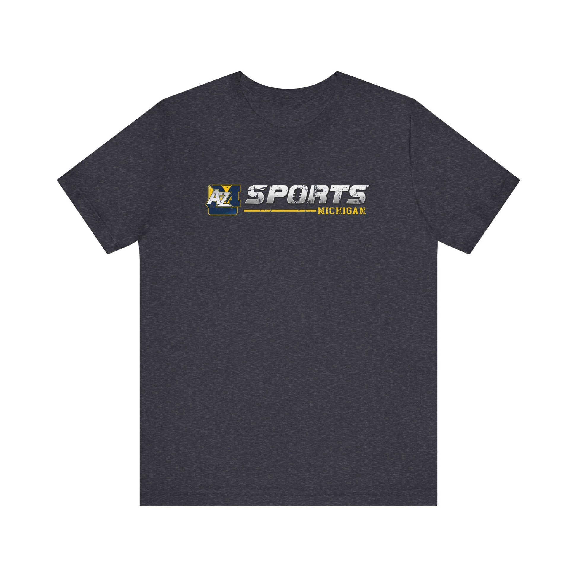 A to Z Sports Michigan Distressed Horizontal T-Shirt