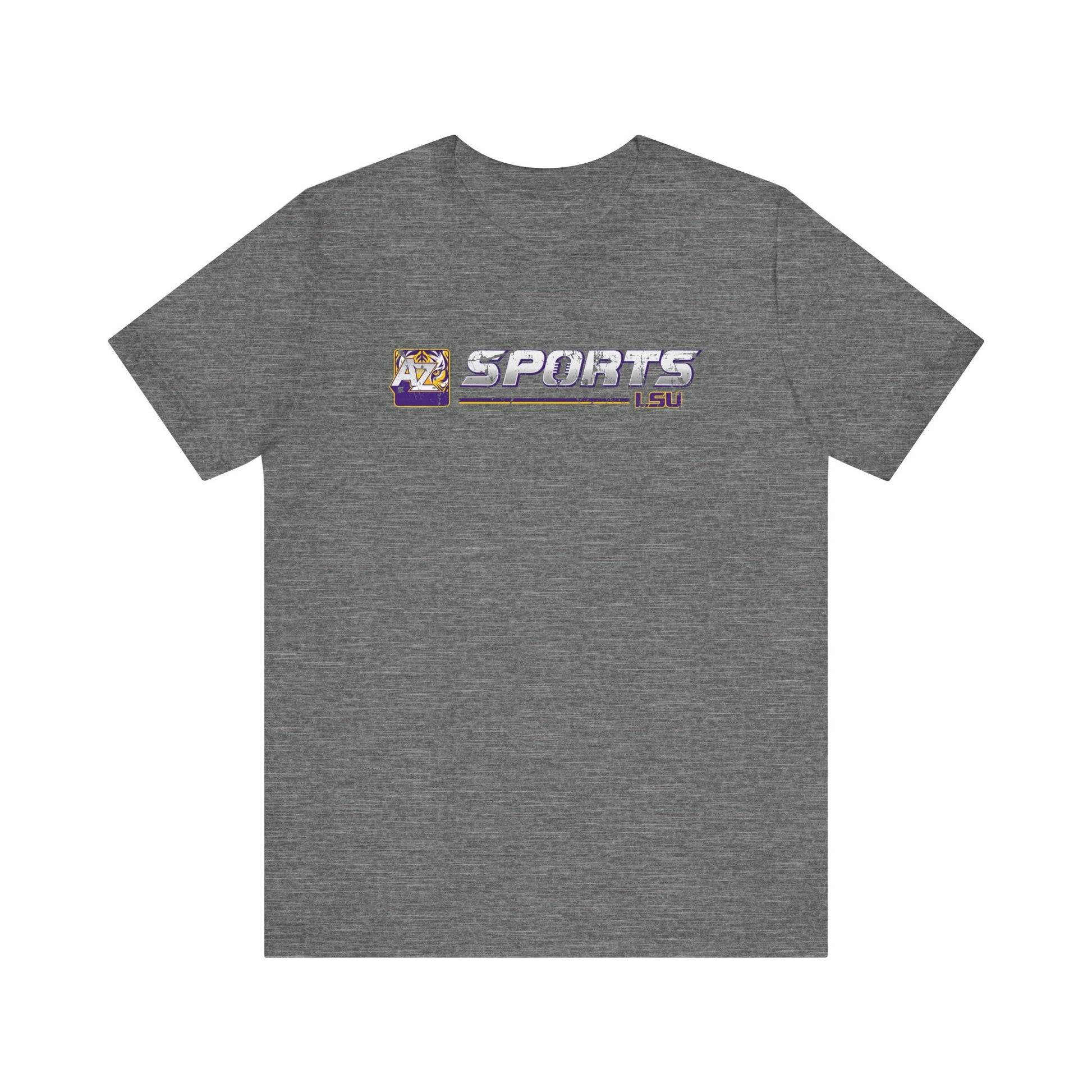 A to Z Sports LSU Distressed Horizontal T-Shirt